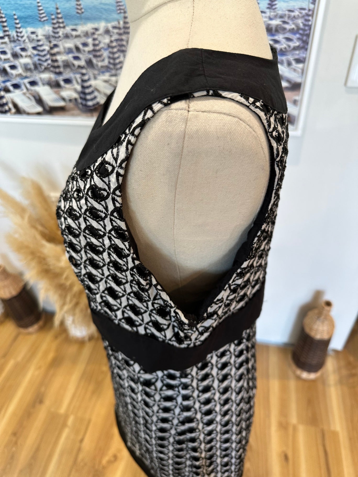 [SALE] Jacqui-E - Rockabilly Dress - Size 12 - Black and White