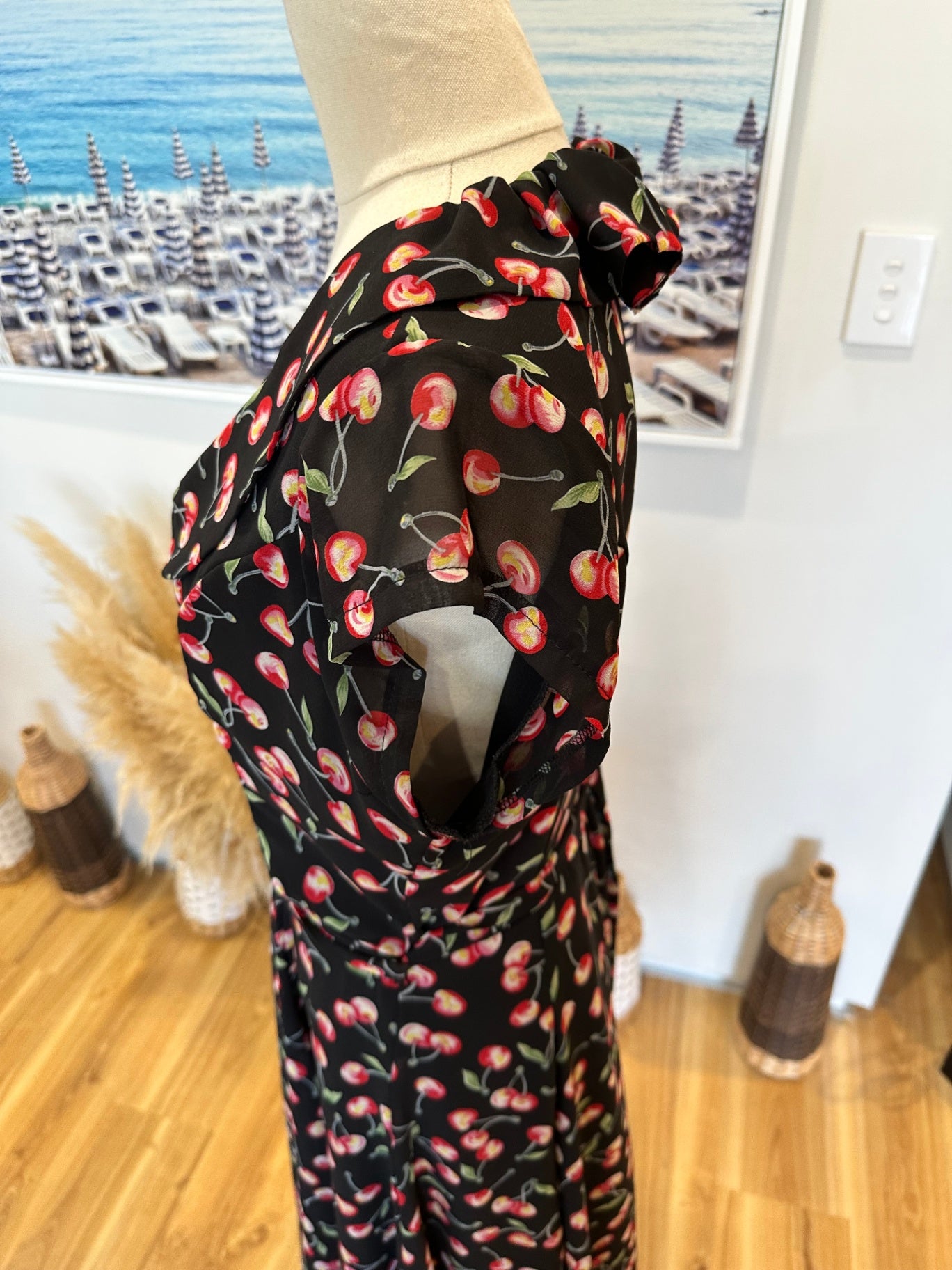 [SALE] Collectif - Rockabilly Dress - Large - Cherries