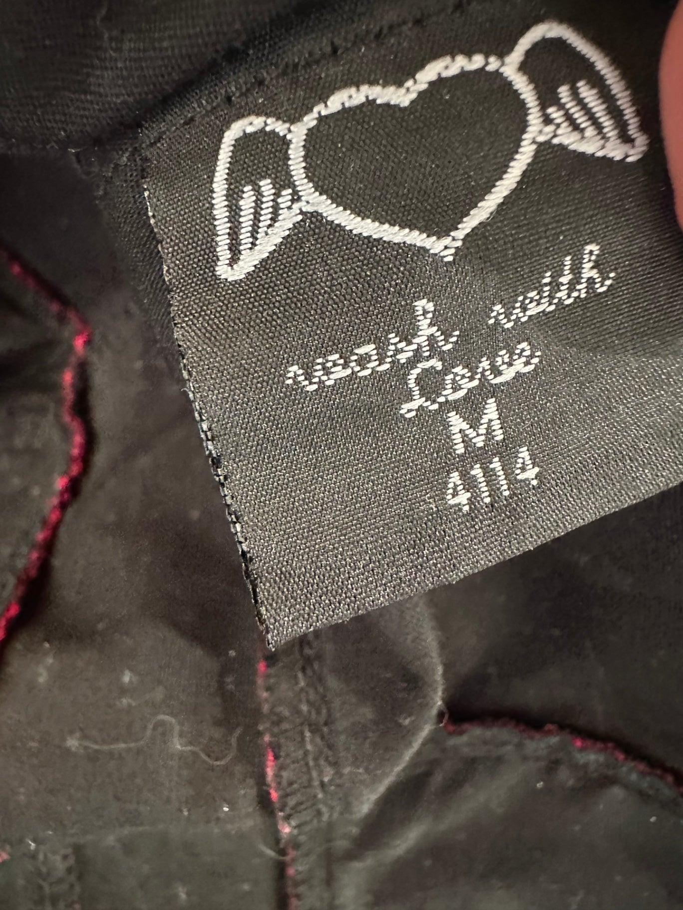 [SALE] Hell Bunny - Rockabilly Dress - Medium - Black with white polka dots and red accents