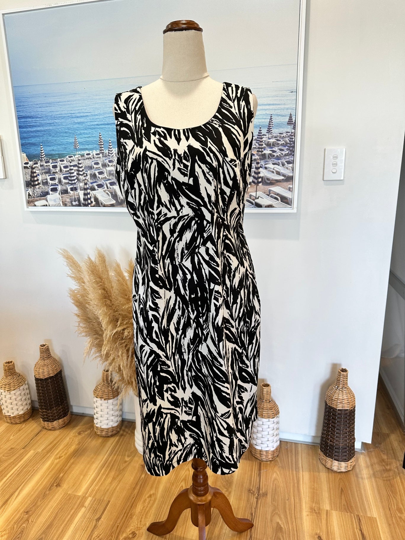 [SALE] Carolyn Barker Dress Medium Black and white