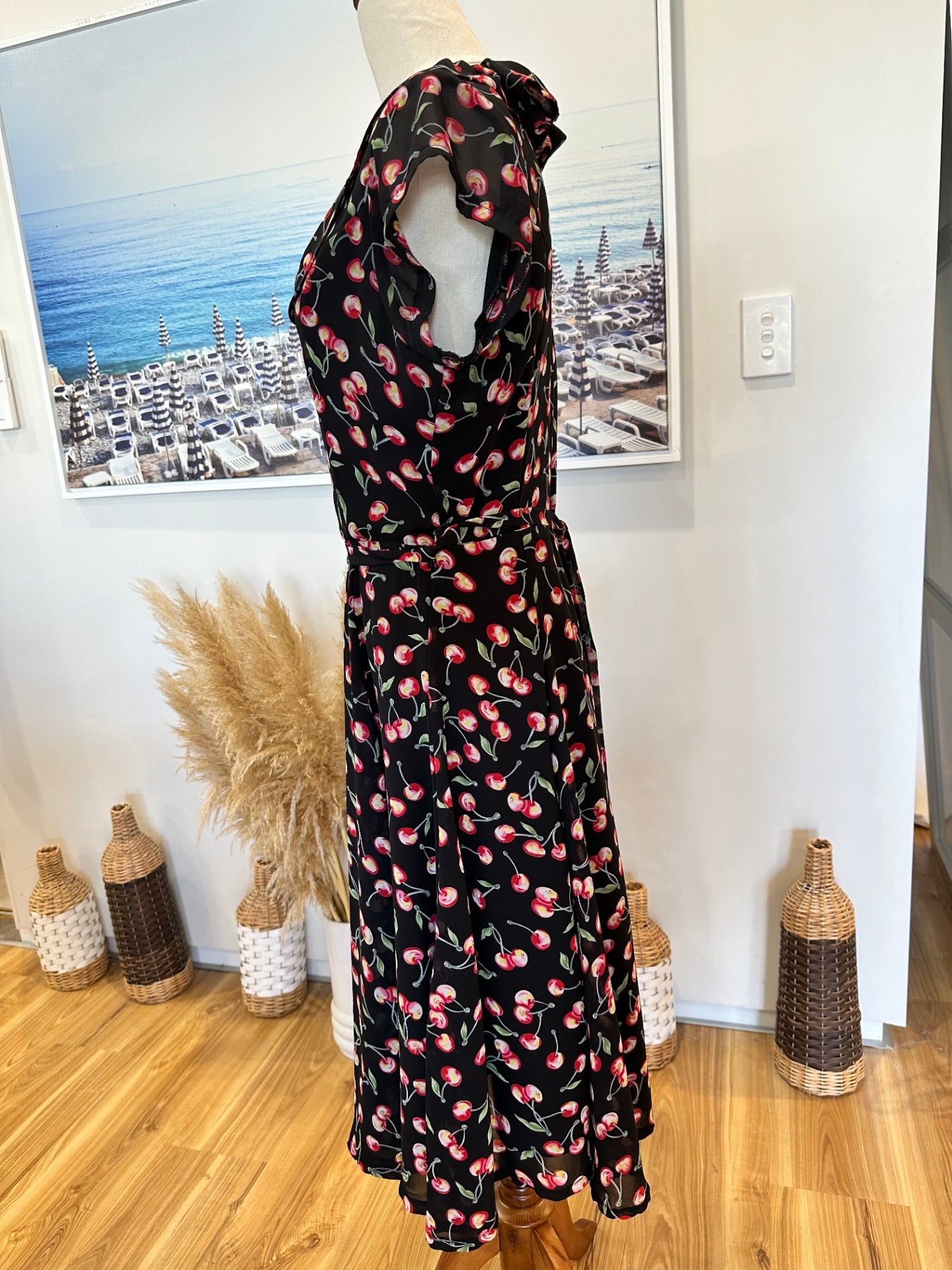 [SALE] Collectif - Rockabilly Dress - Large - Cherries