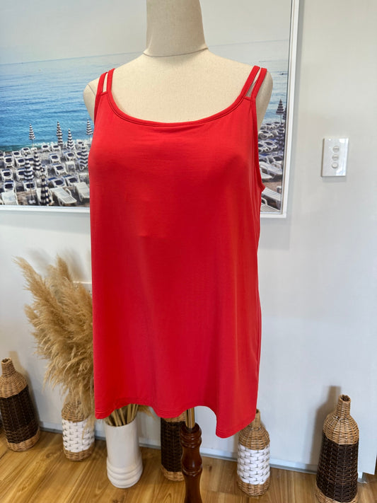 [SALE] Amoena - Camisole Top - Size 20 - Coral Pink