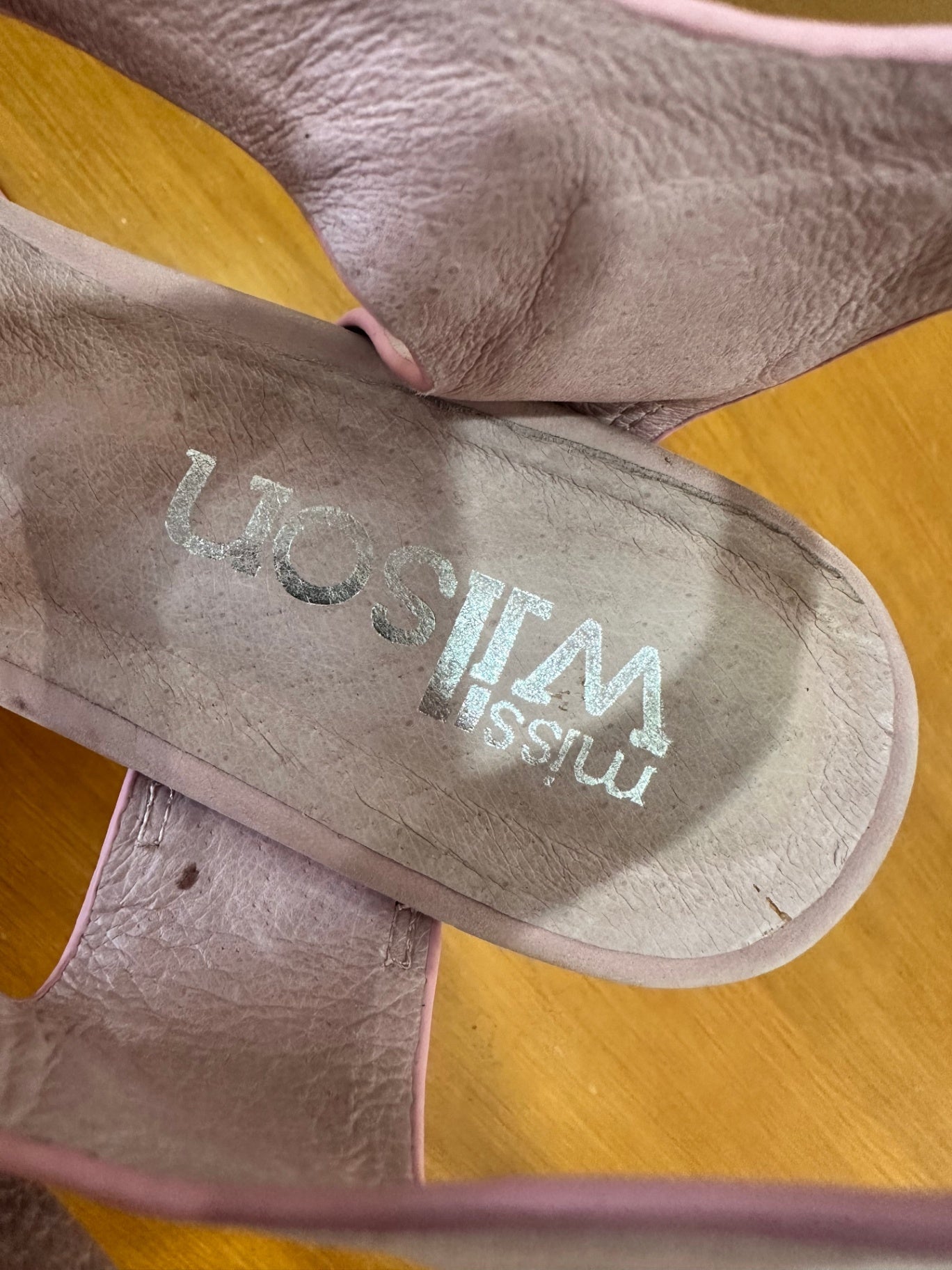 [SALE] Miss Wilson - Pink / Timber Heels - Size EU 41 - Pink - RRP $349