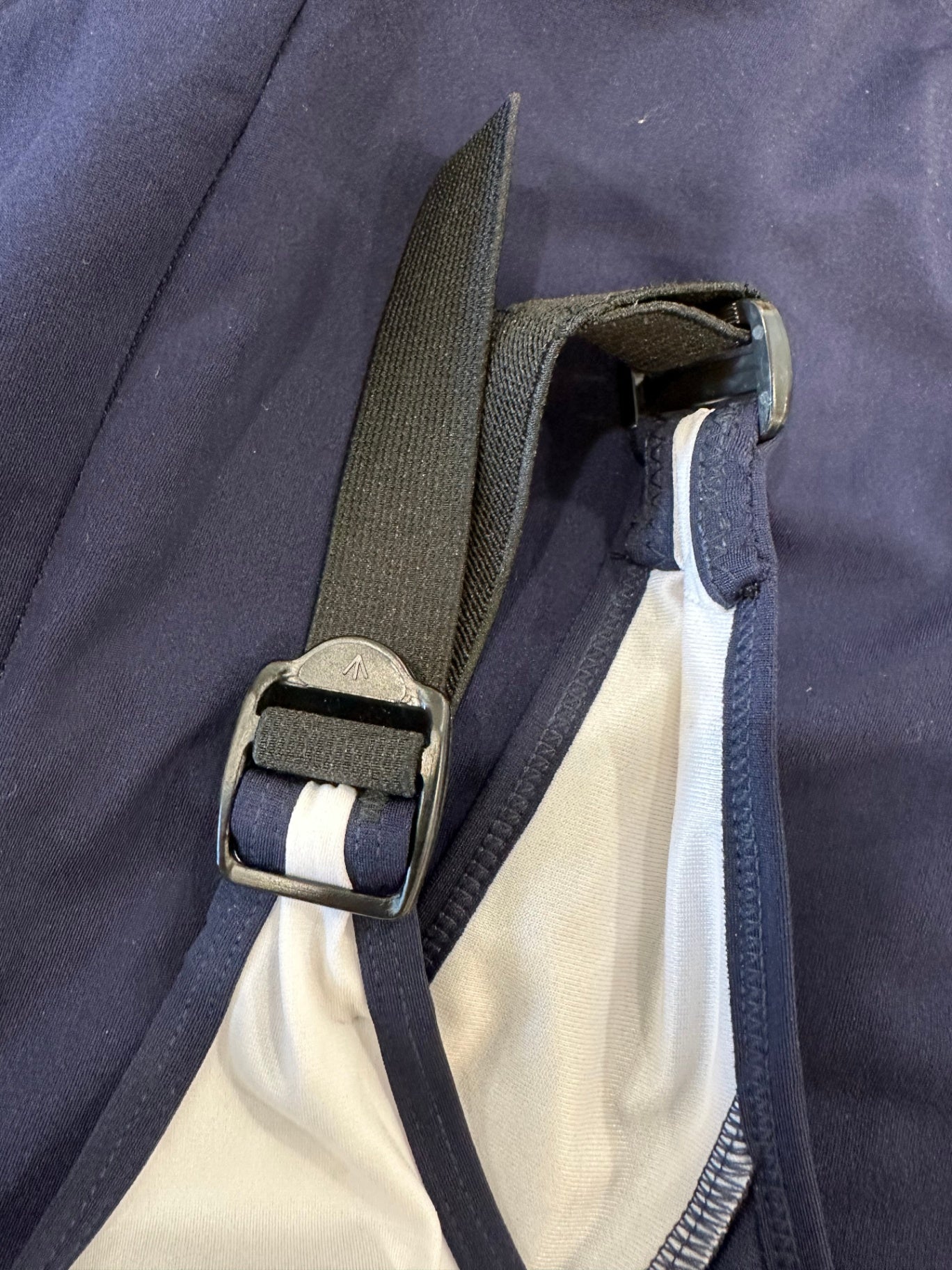 [SALE] Swimsuit - Size 18 - Navy and white