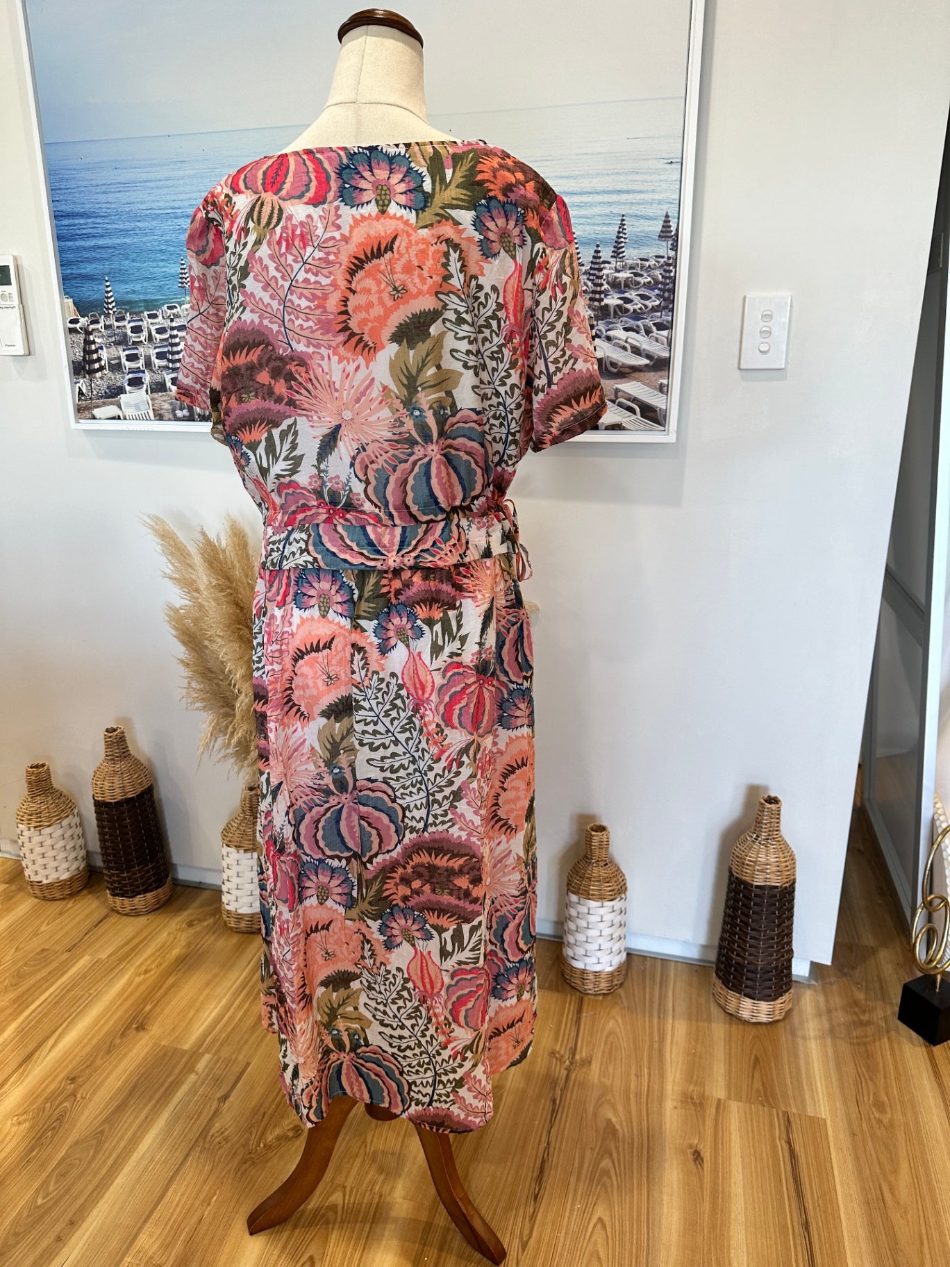 [SALE] Vincent - Dress - Size 14 - Pink Florals