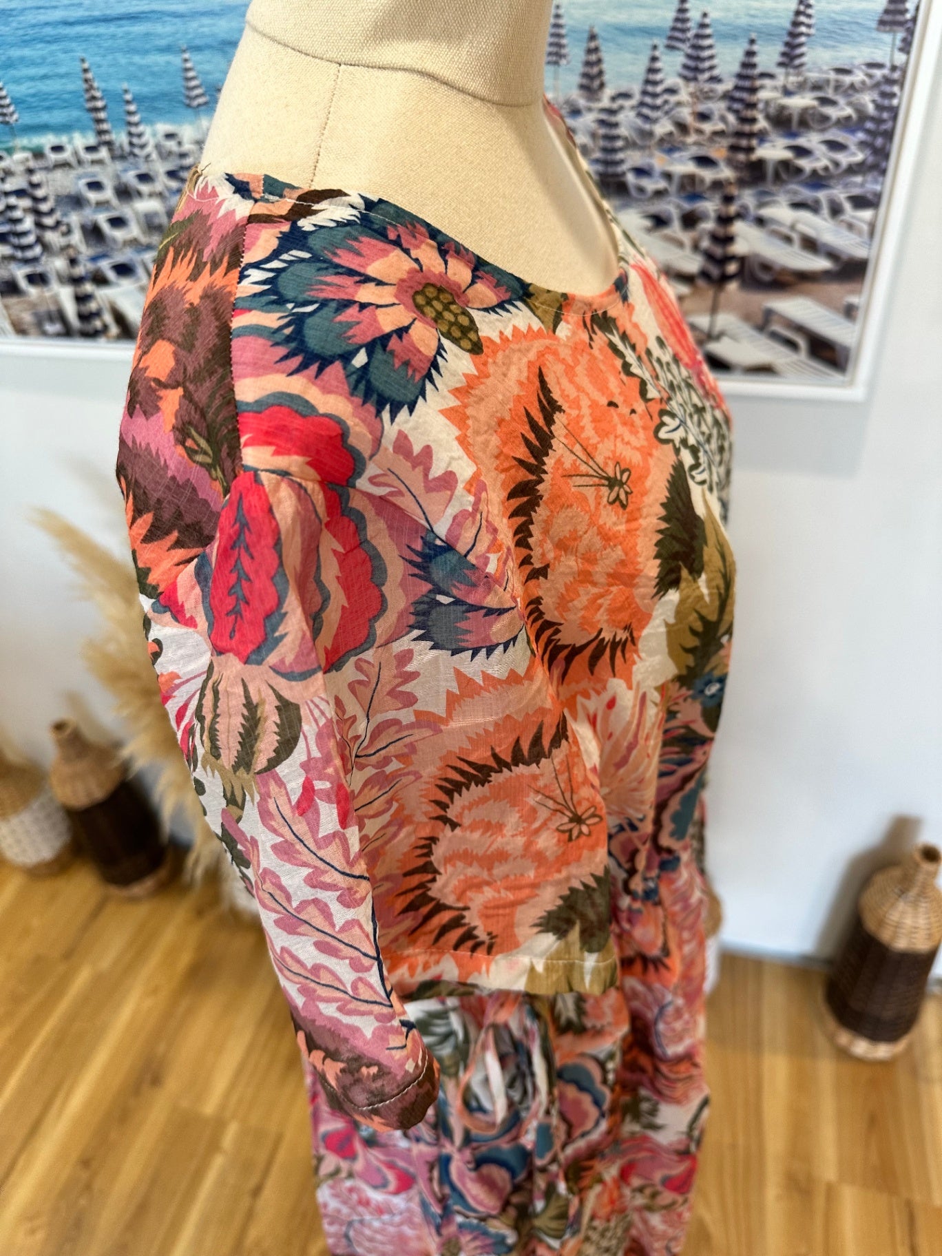 [SALE] Vincent - Dress - Size 14 - Pink Florals