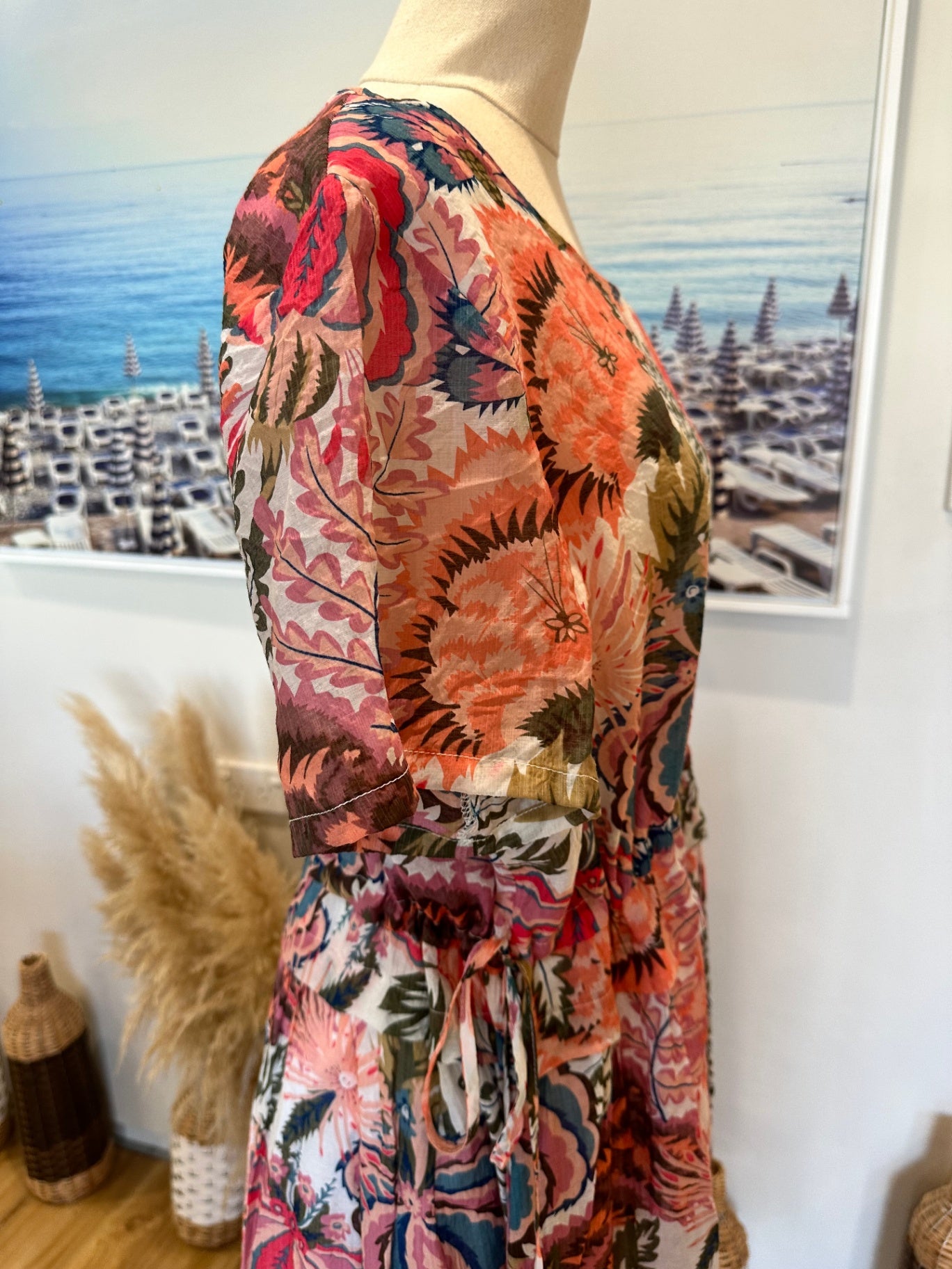 [SALE] Vincent - Dress - Size 14 - Pink Florals