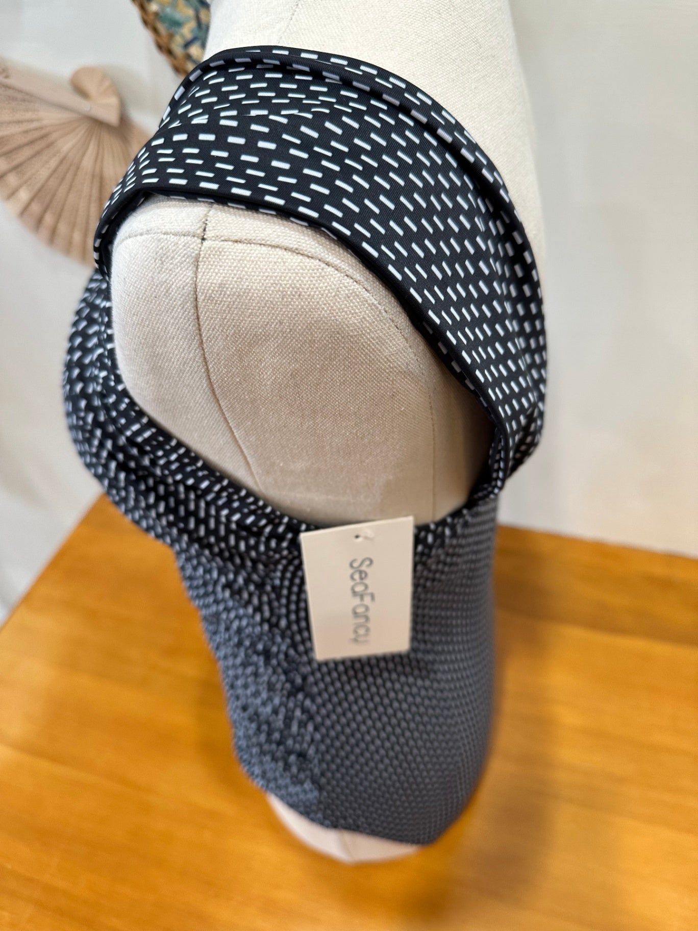 Sea Fancy - Swimsuit - NEW - Medium - Black with white dots