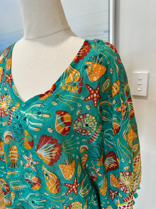 [SALE] Genesha - Kaftan - One Size - Turquoise [NEW]