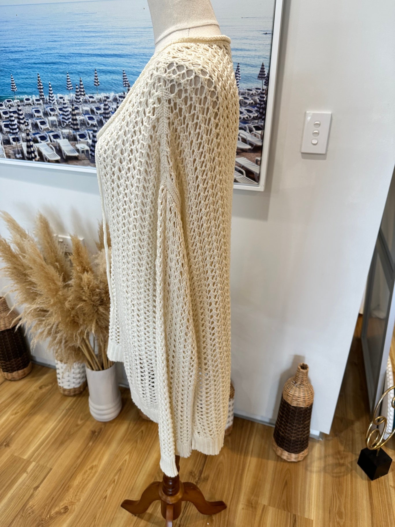 [SALE] Maison + Scotch - Crochet Top - Large - Cream/Beige