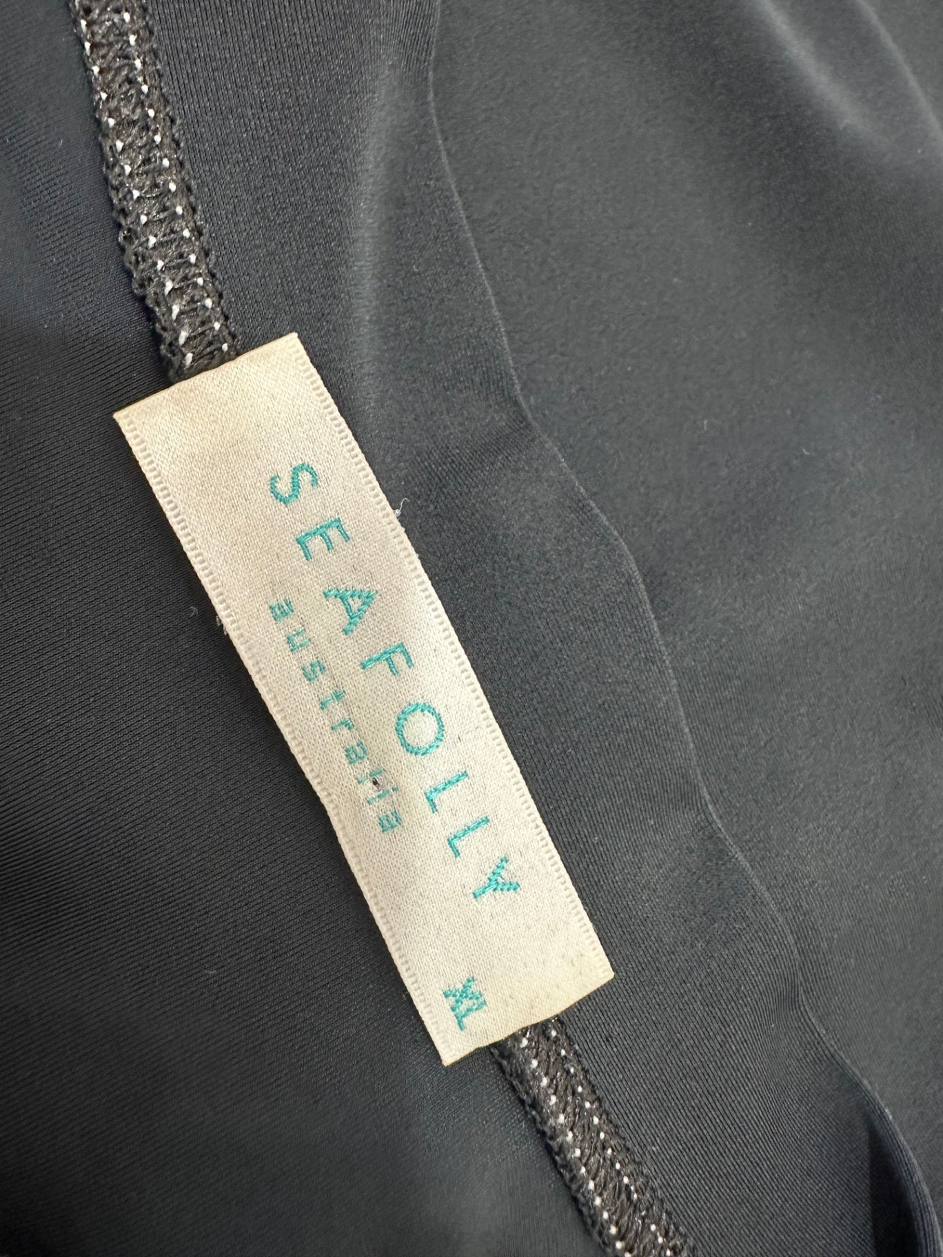 Seafolly Short Sleeve Rashvest - Extra Large - Black