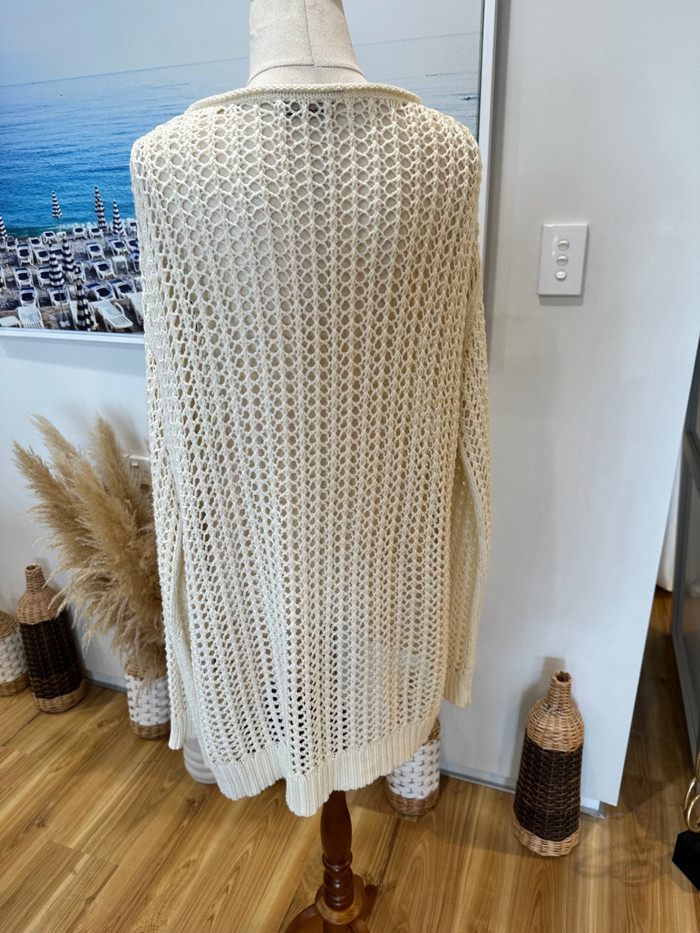 [SALE] Maison + Scotch - Crochet Top - Large - Cream/Beige