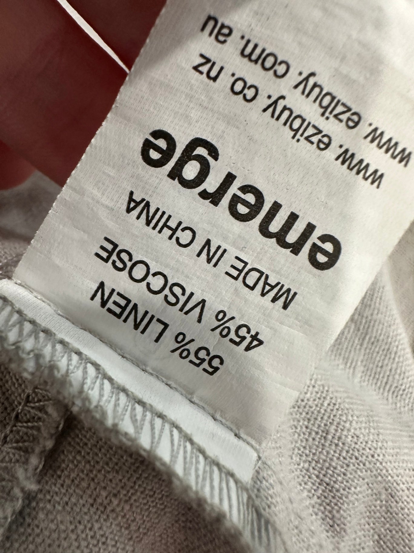 Emerge - Linen Blend Jacket - Size 12 - Beige