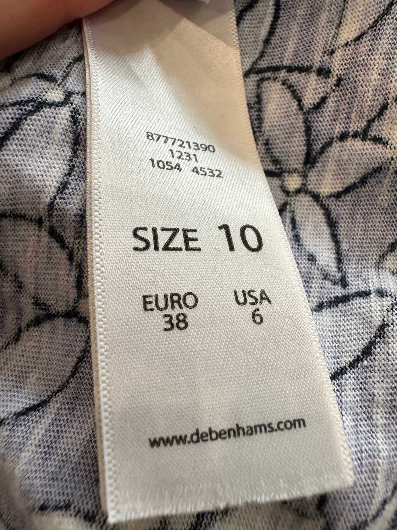 Faithful + True - Maxi Dress - Size 10 - Blue / Green Florals