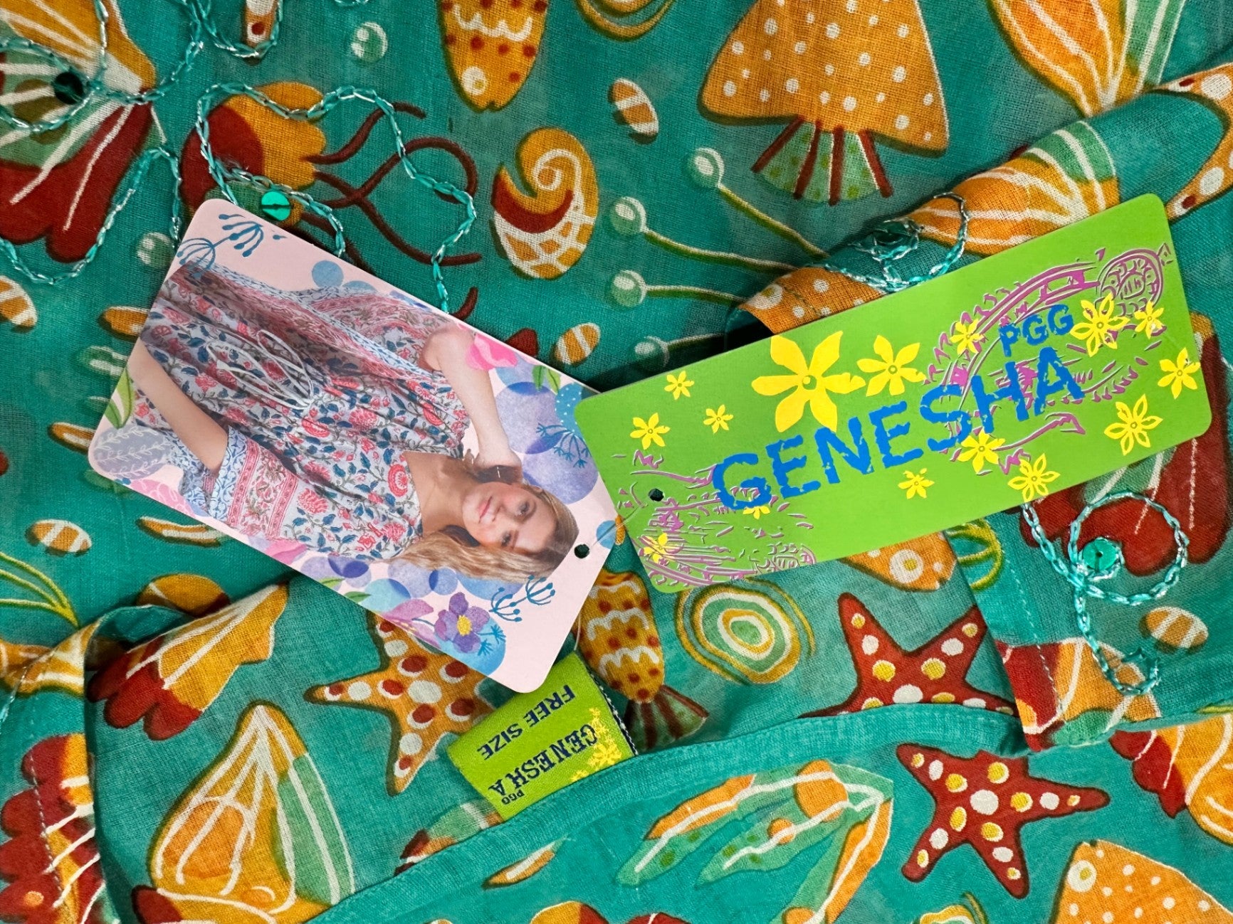 [SALE] Genesha - Kaftan - One Size - Turquoise [NEW]