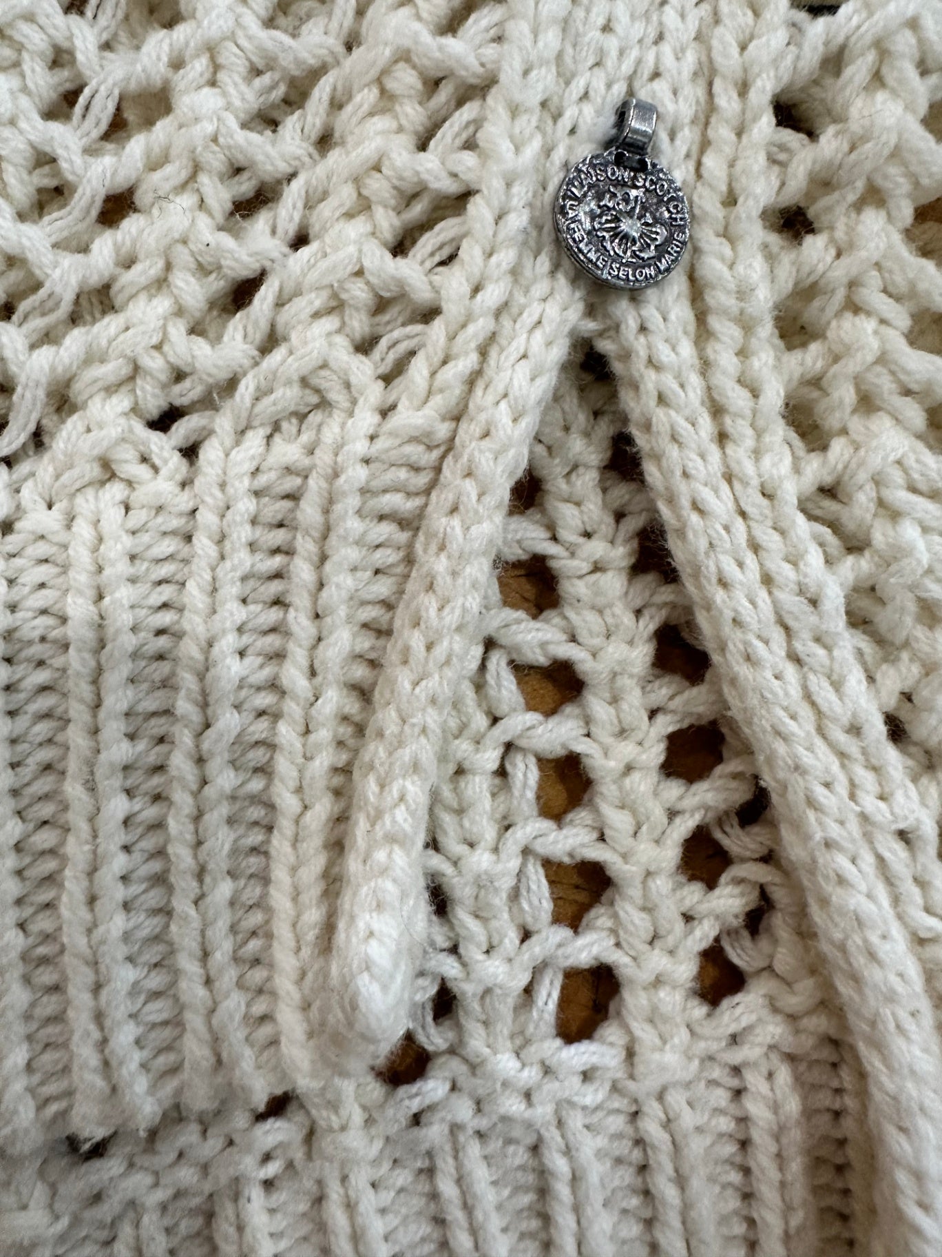 [SALE] Maison + Scotch - Crochet Top - Large - Cream/Beige