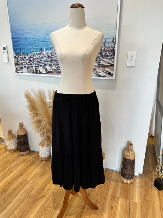 [SALE] La Mode - Midi Skirt - Size 16 - Black