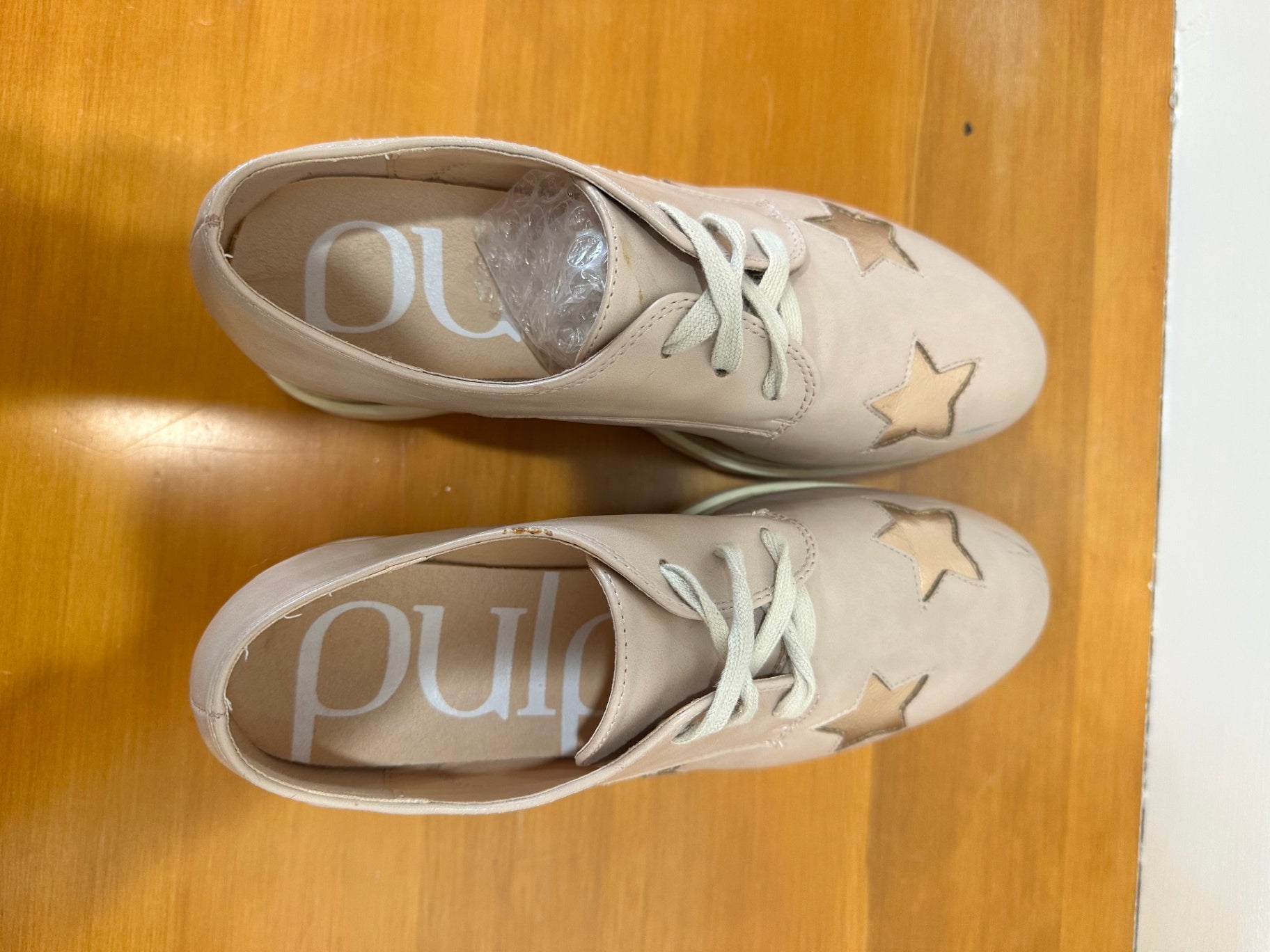 Pulp Shoes - Size EU 39 - Pink / Rose Gold w Platform *Some wear on the toes