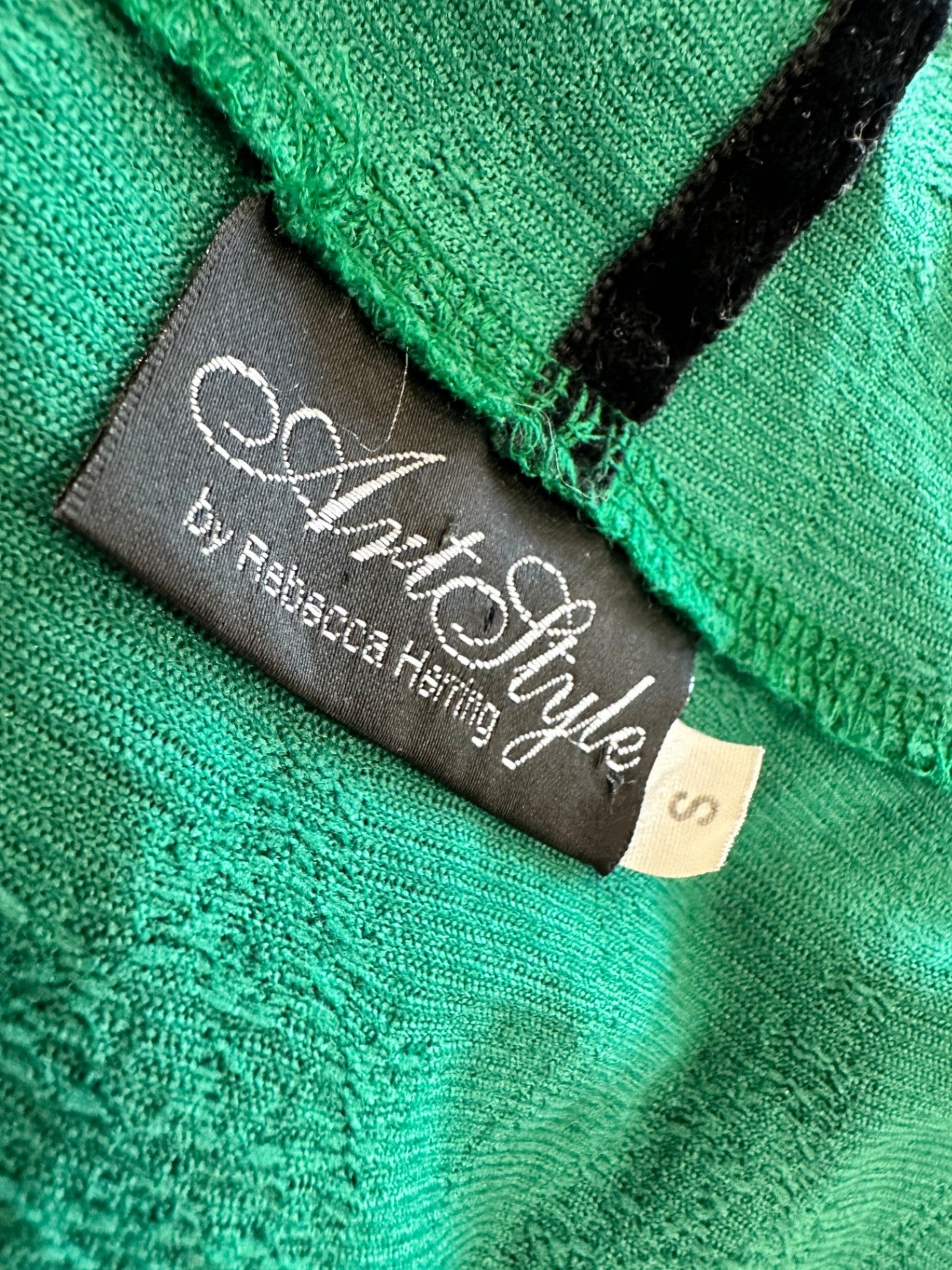 Art Style by Rebecca Herring - Merino Blend Cardigan - Small - Green