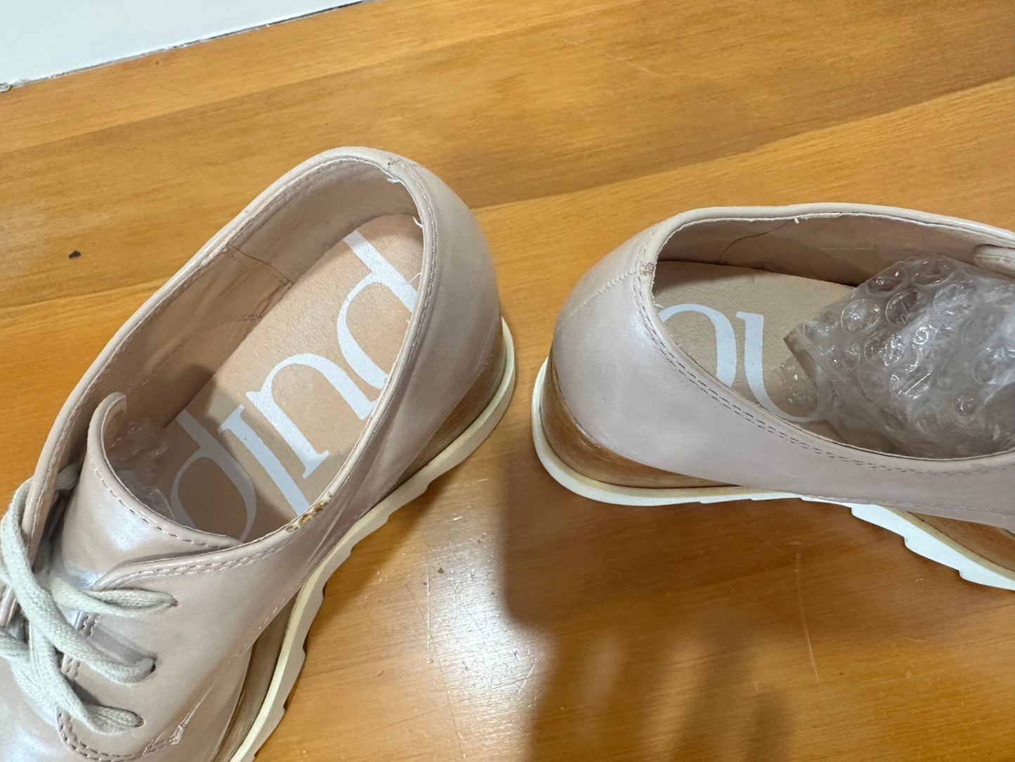 Pulp Shoes - Size EU 39 - Pink / Rose Gold w Platform *Some wear on the toes