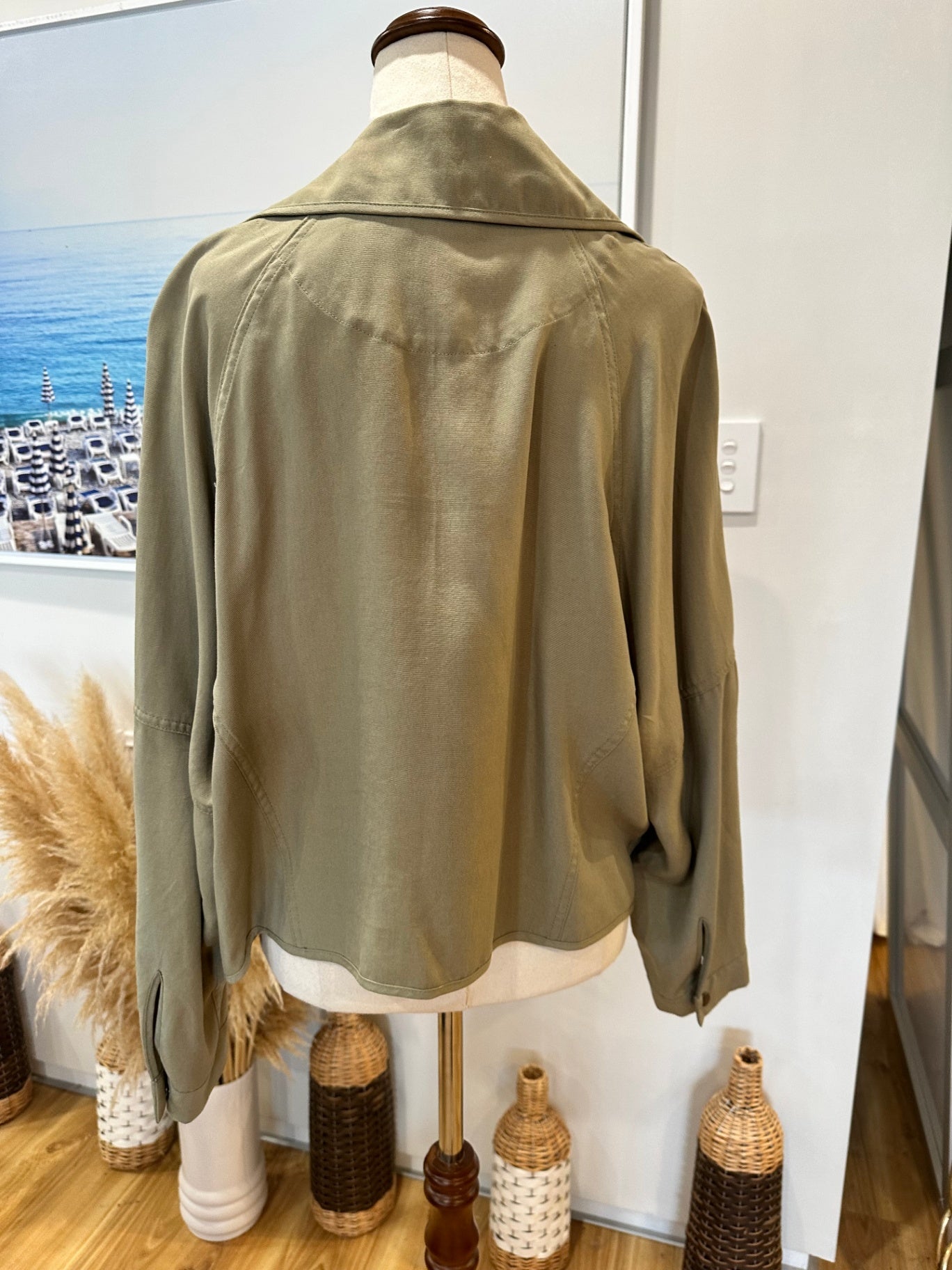 Witchery - Jacket - Size 12 - Sage