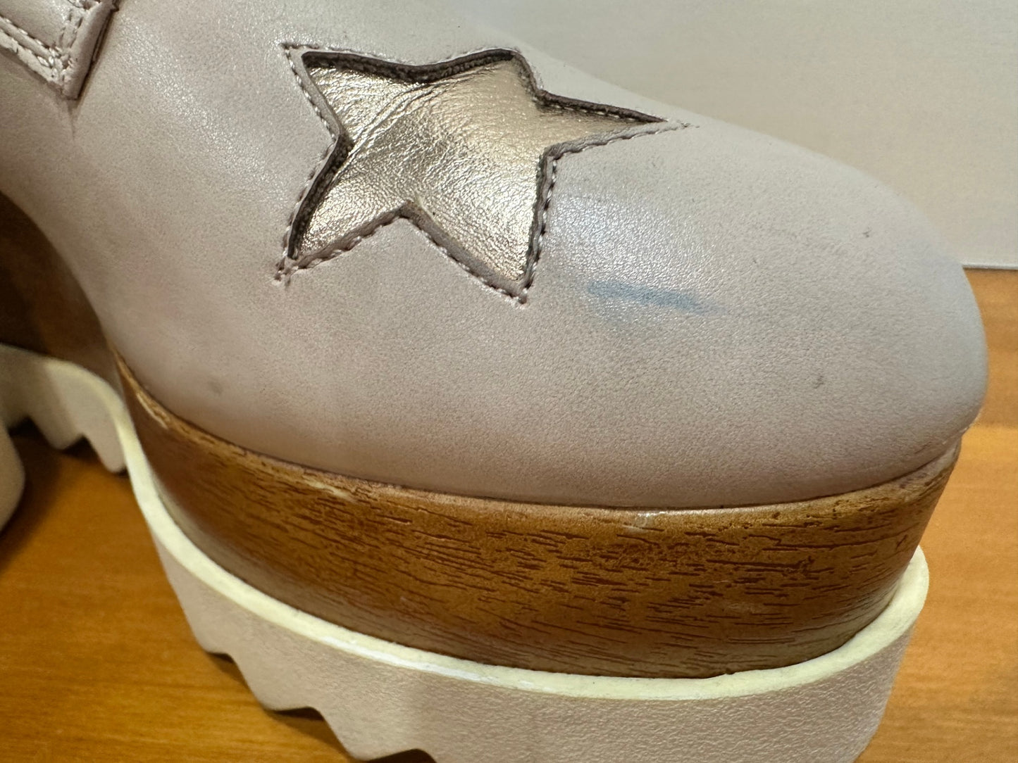 Pulp Shoes - Size EU 39 - Pink / Rose Gold w Platform *Some wear on the toes