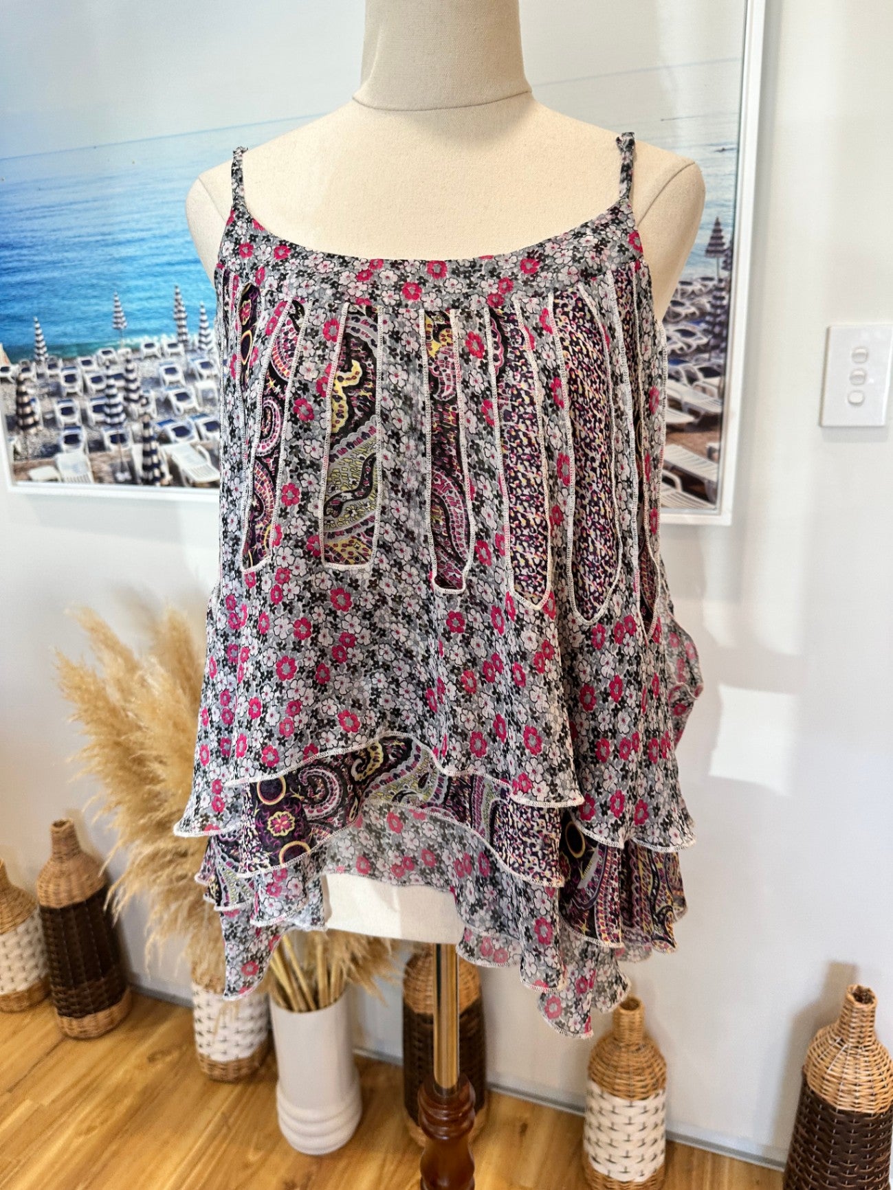 Elly M - Bohemian Top - Size 12 