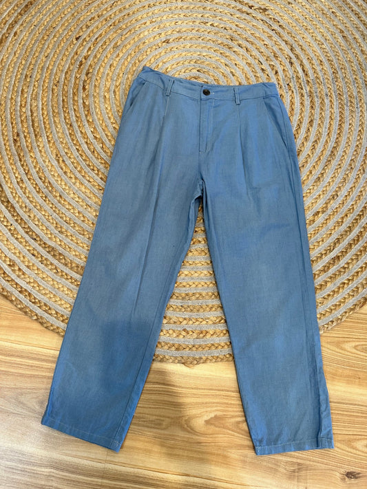 R | Edition - Linen Pants - Size 8 - Light Blue