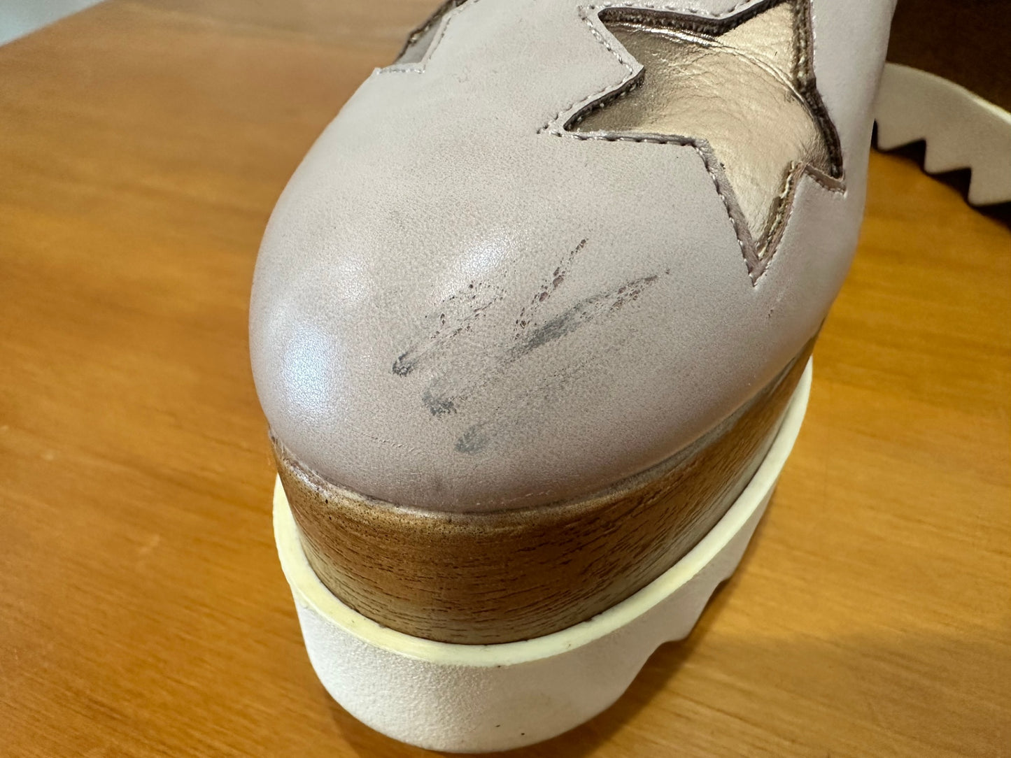 Pulp Shoes - Size EU 39 - Pink / Rose Gold w Platform *Some wear on the toes