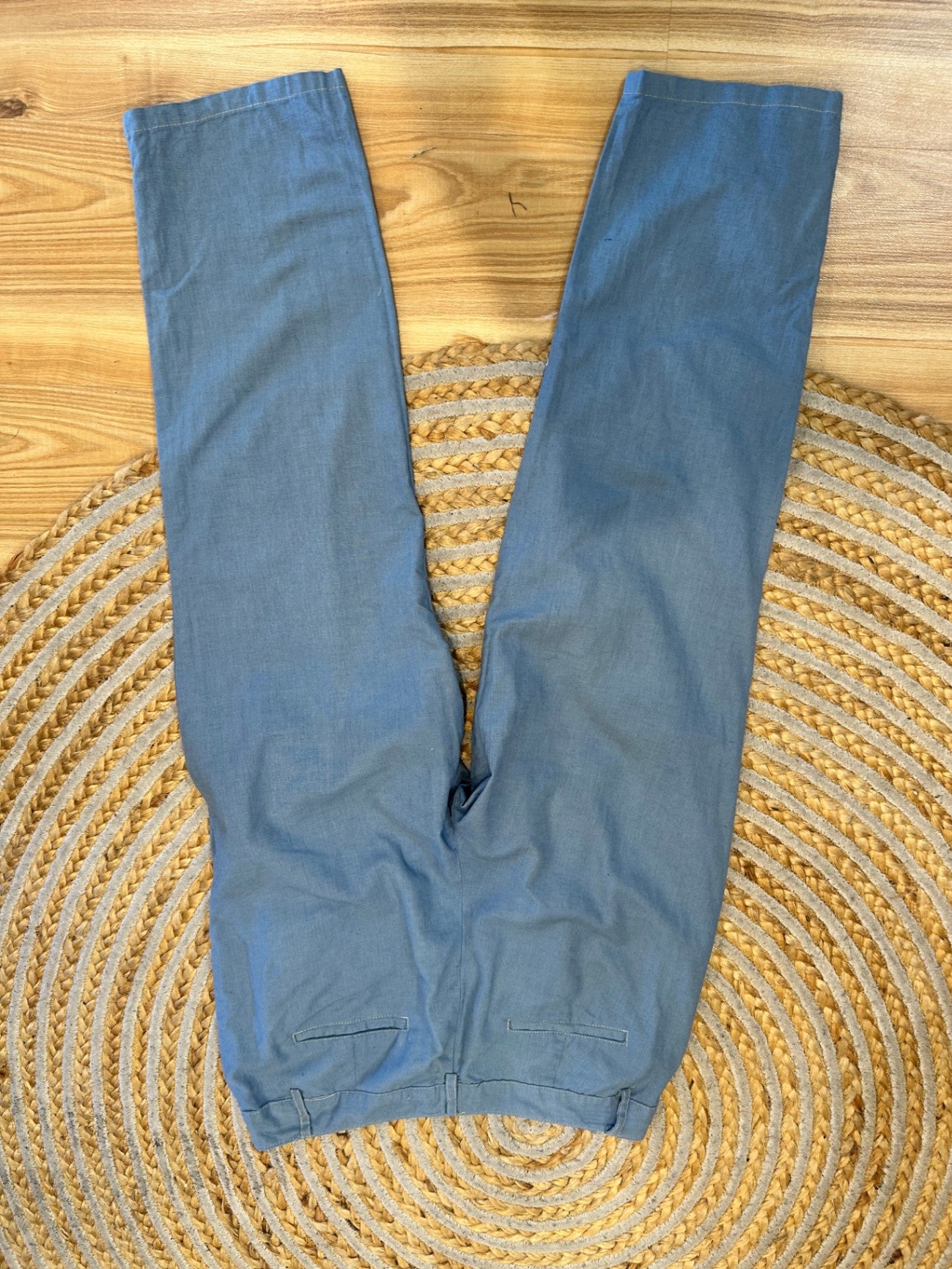 R | Edition - Linen Pants - Size 8 - Light Blue