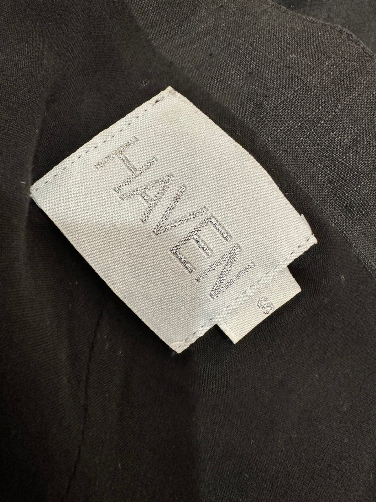 Haven - Linen Dress - Small - Black