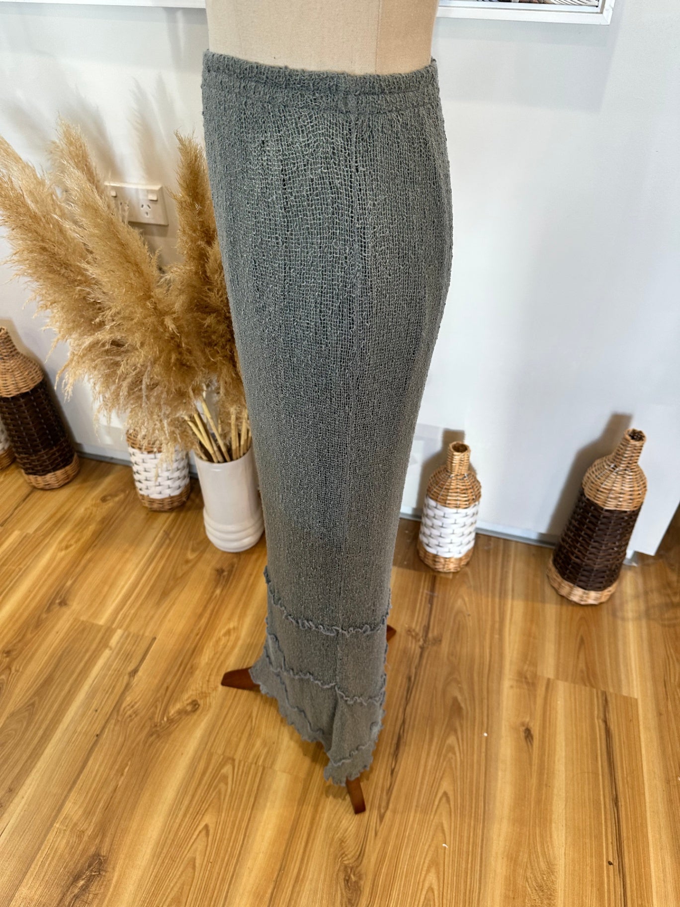 Cushla - Maxi Skirt - Small / Medium - Sea Foam