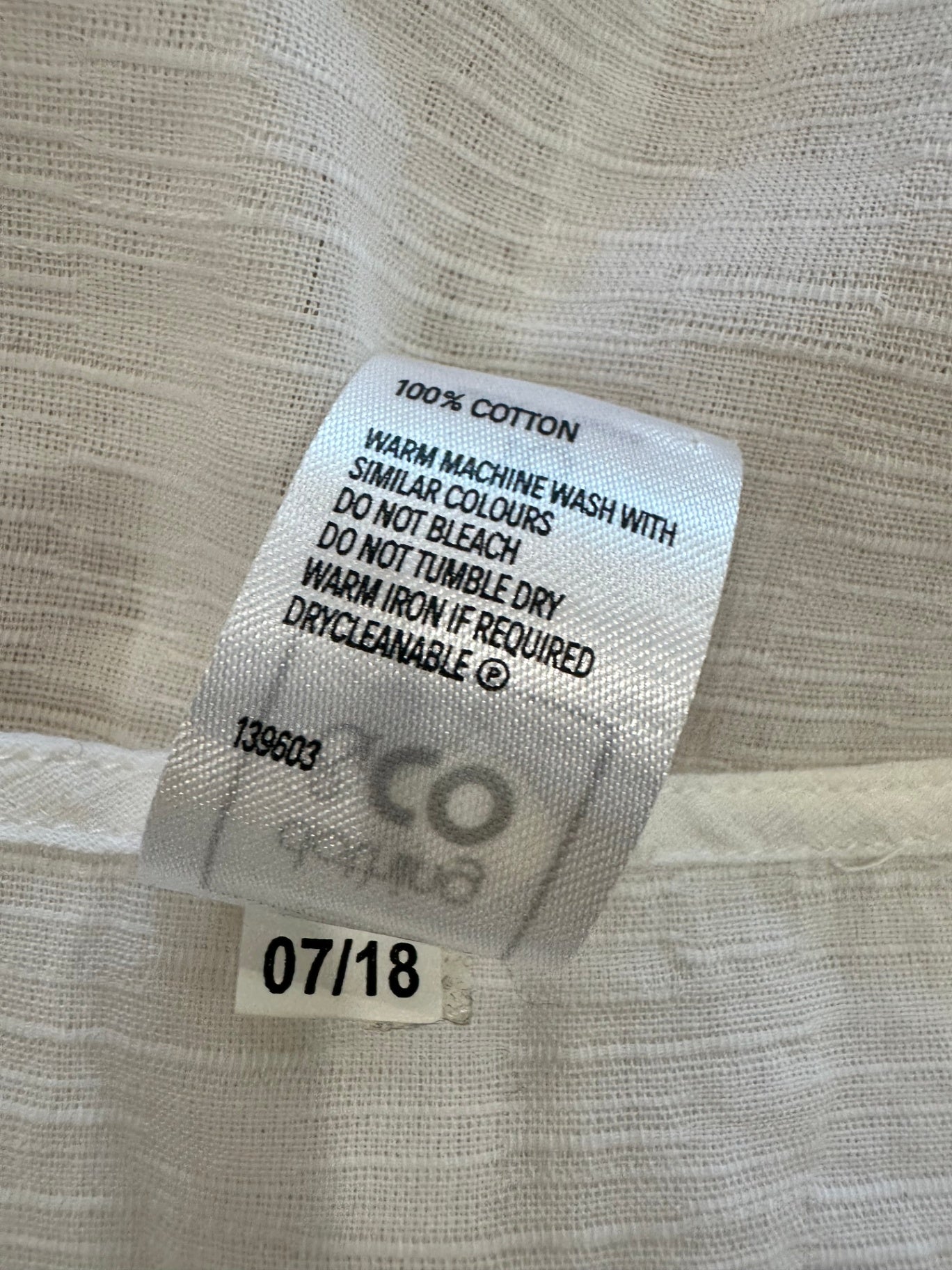 Bohemian - Singlet Top - Size 16 - White