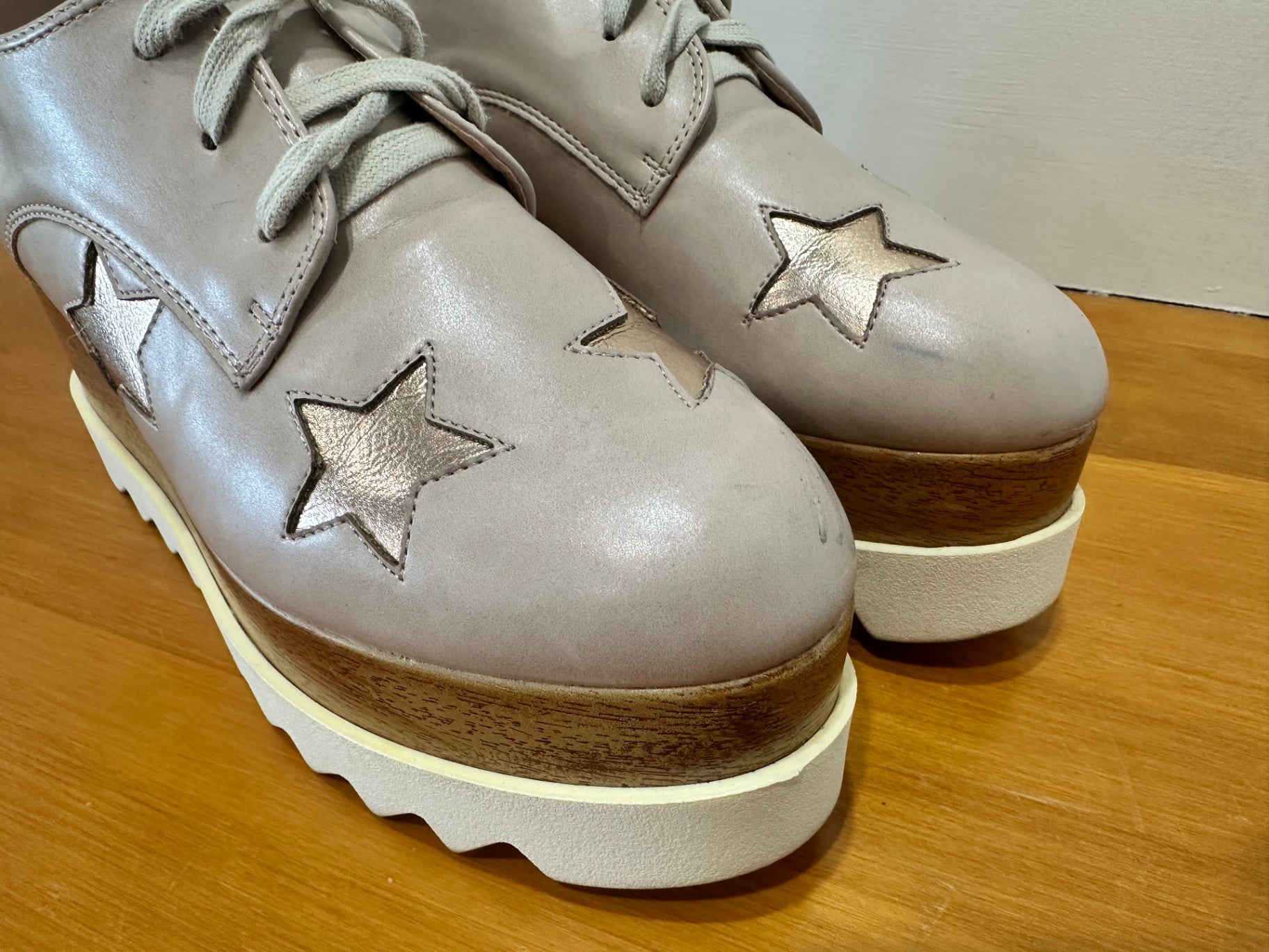 Pulp Shoes - Size EU 39 - Pink / Rose Gold w Platform *Some wear on the toes