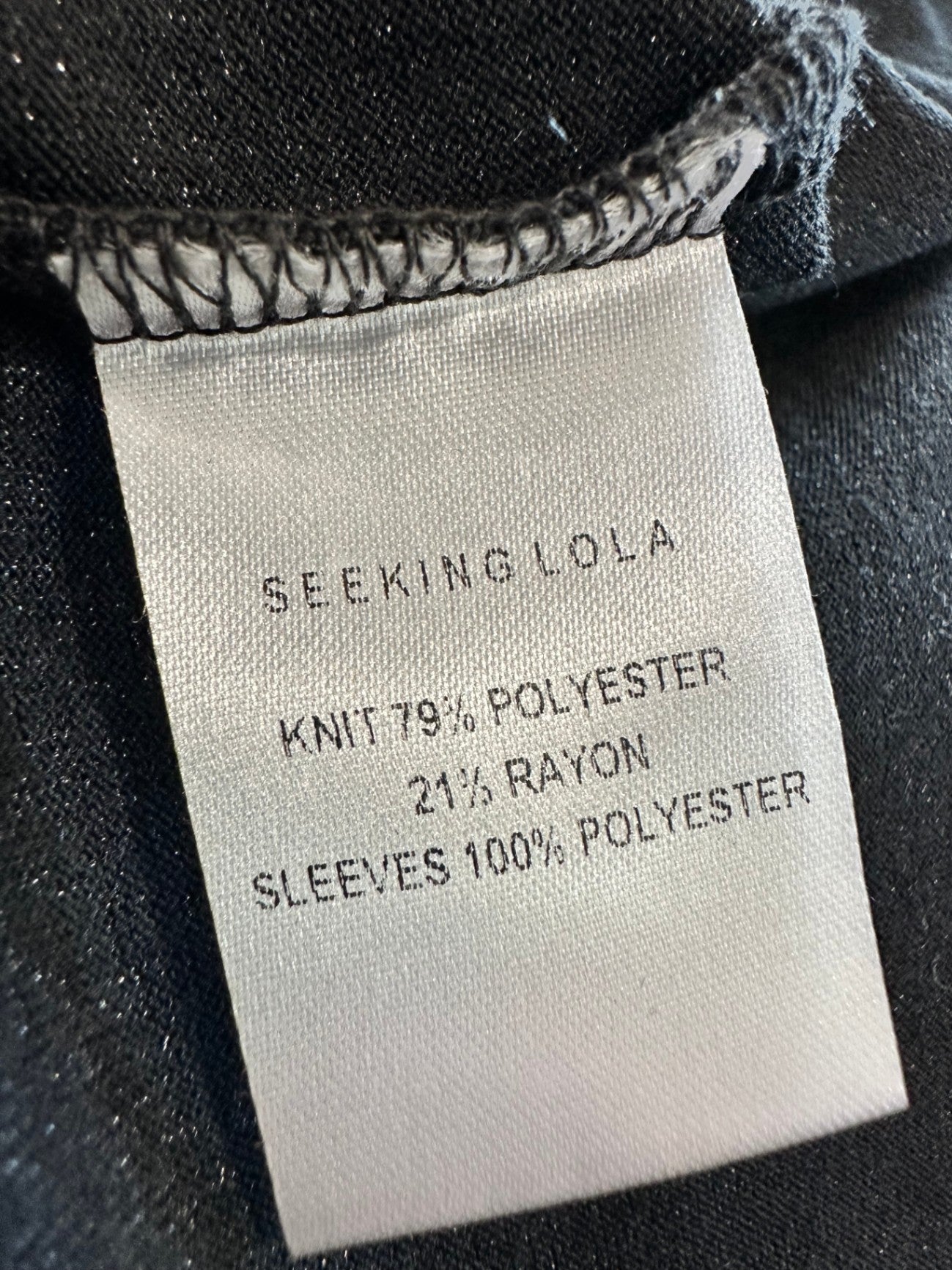 Seeking Lola Dress - Size 12 - Black