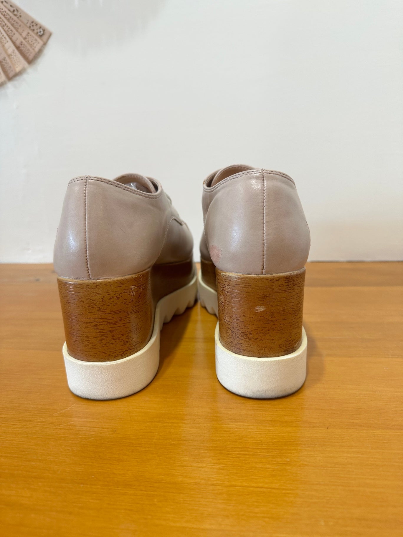 Pulp Shoes - Size EU 39 - Pink / Rose Gold w Platform *Some wear on the toes