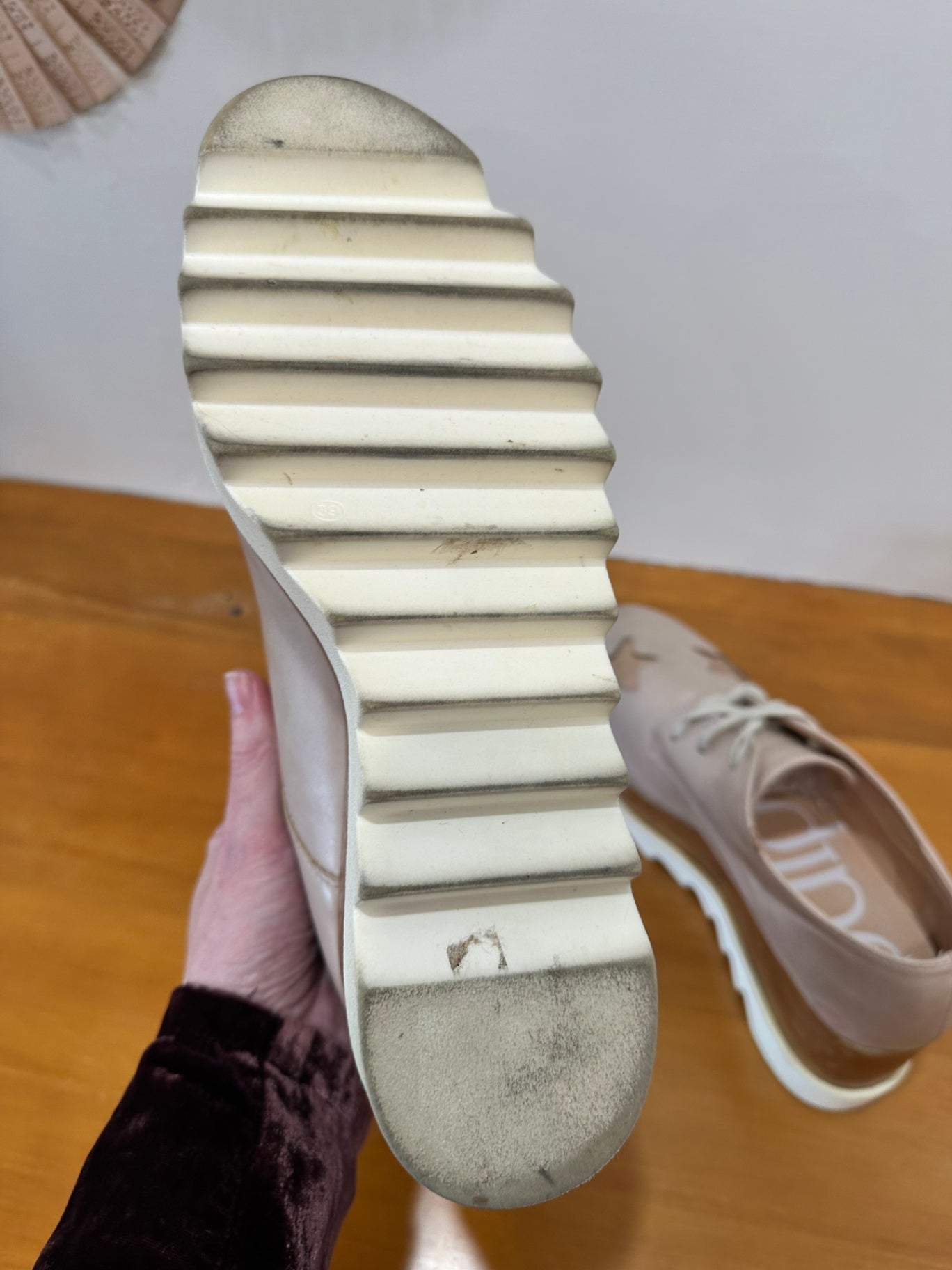 Pulp Shoes - Size EU 39 - Pink / Rose Gold w Platform *Some wear on the toes