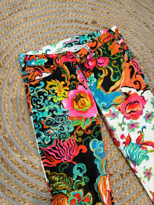 Fornarnia - Italian Pants - Size 12 - Bright Colours