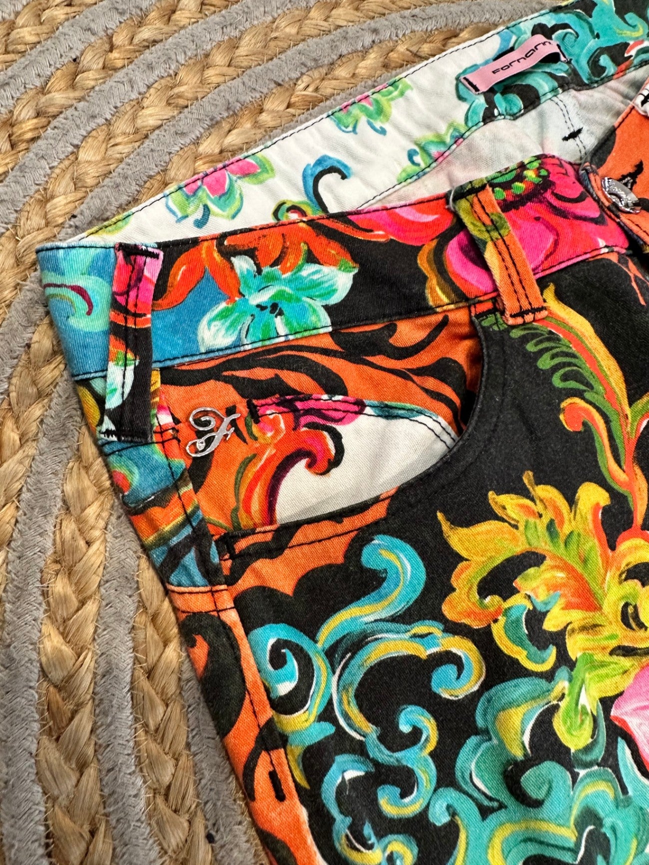 Fornarnia - Italian Pants - Size 12 - Bright Colours