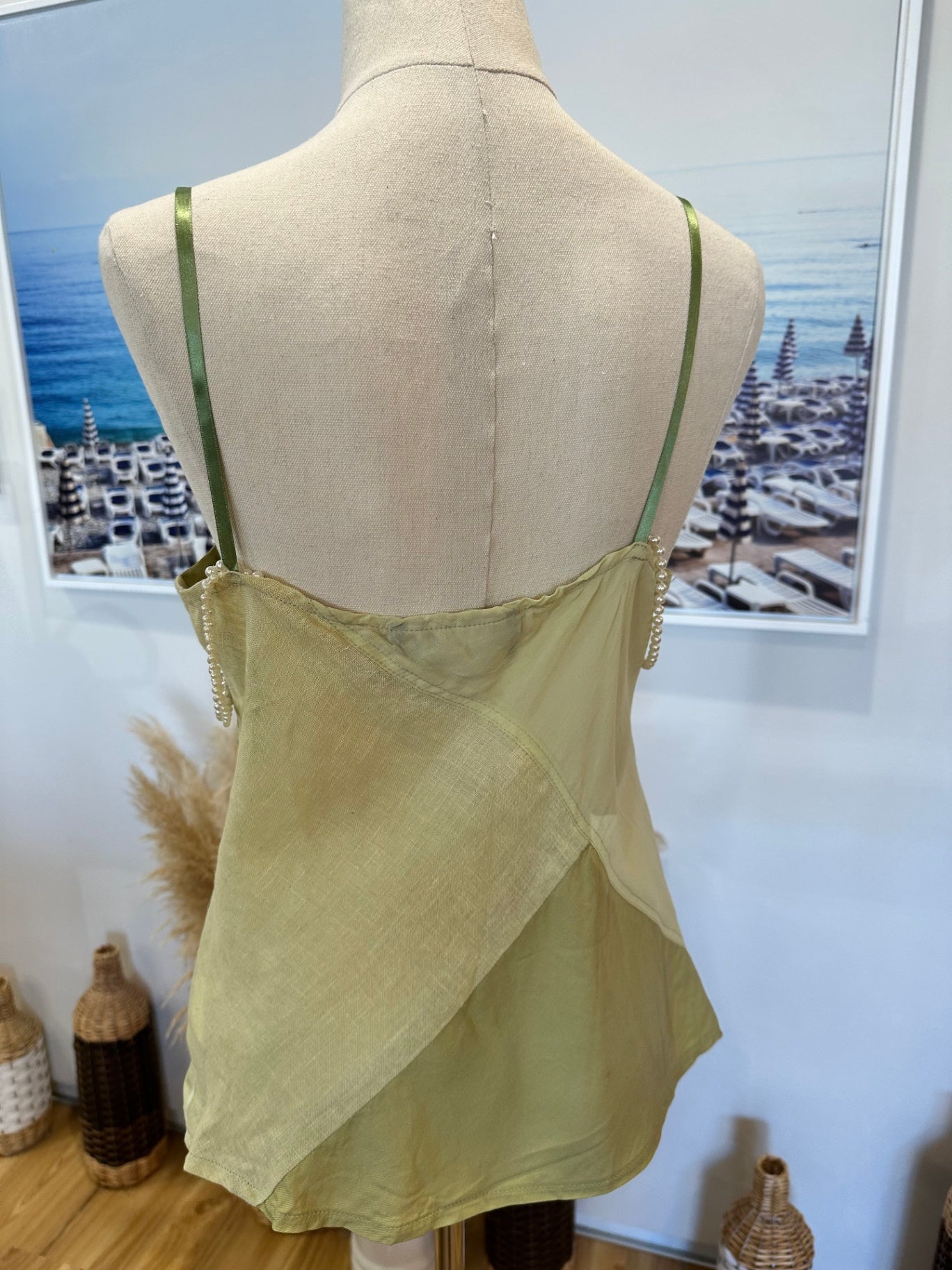 Annah Stretton - Camisole Top - Medium - Yellow