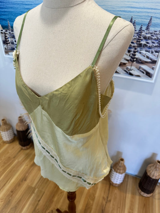 Annah Stretton - Camisole Top - Medium - Yellow