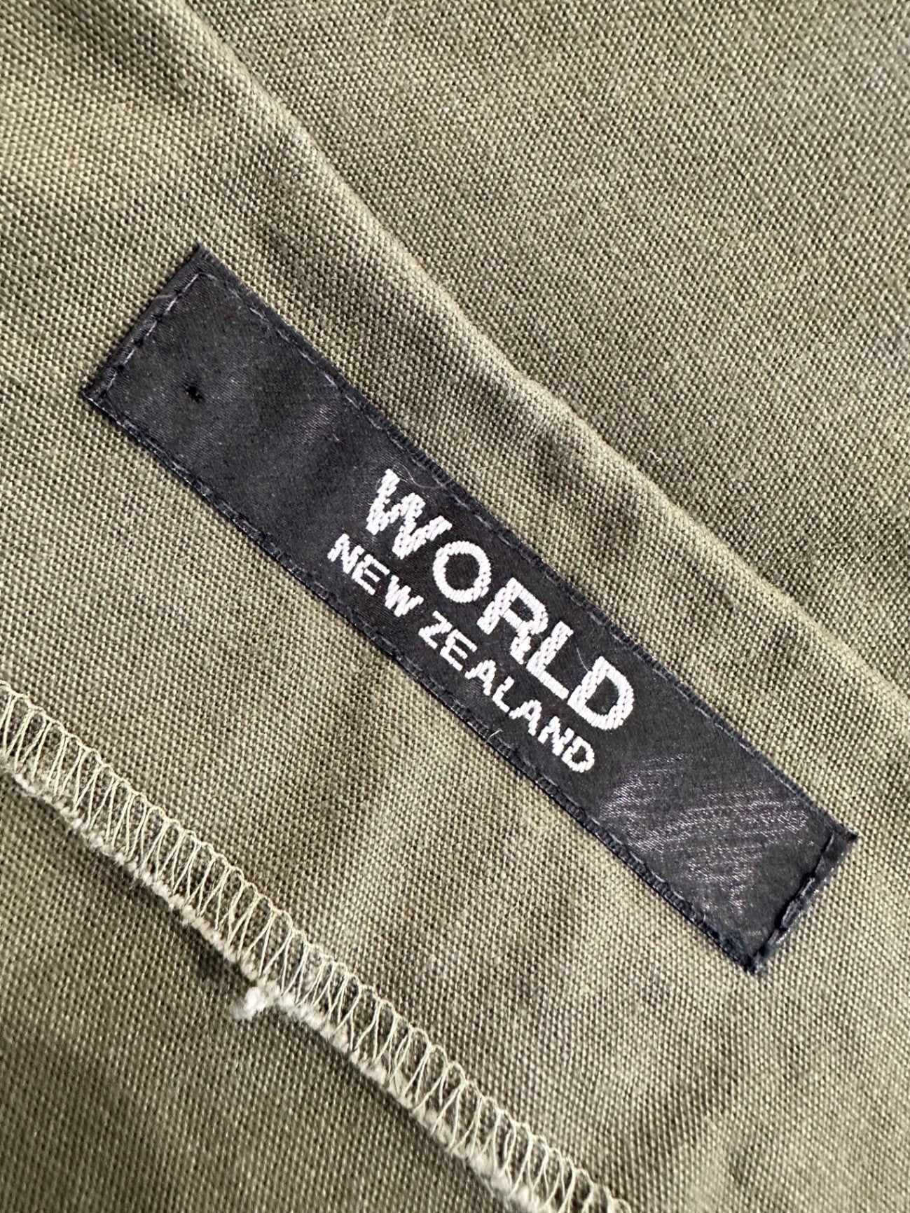 World - A-Line Skirt - Medium / Large - Olive Green