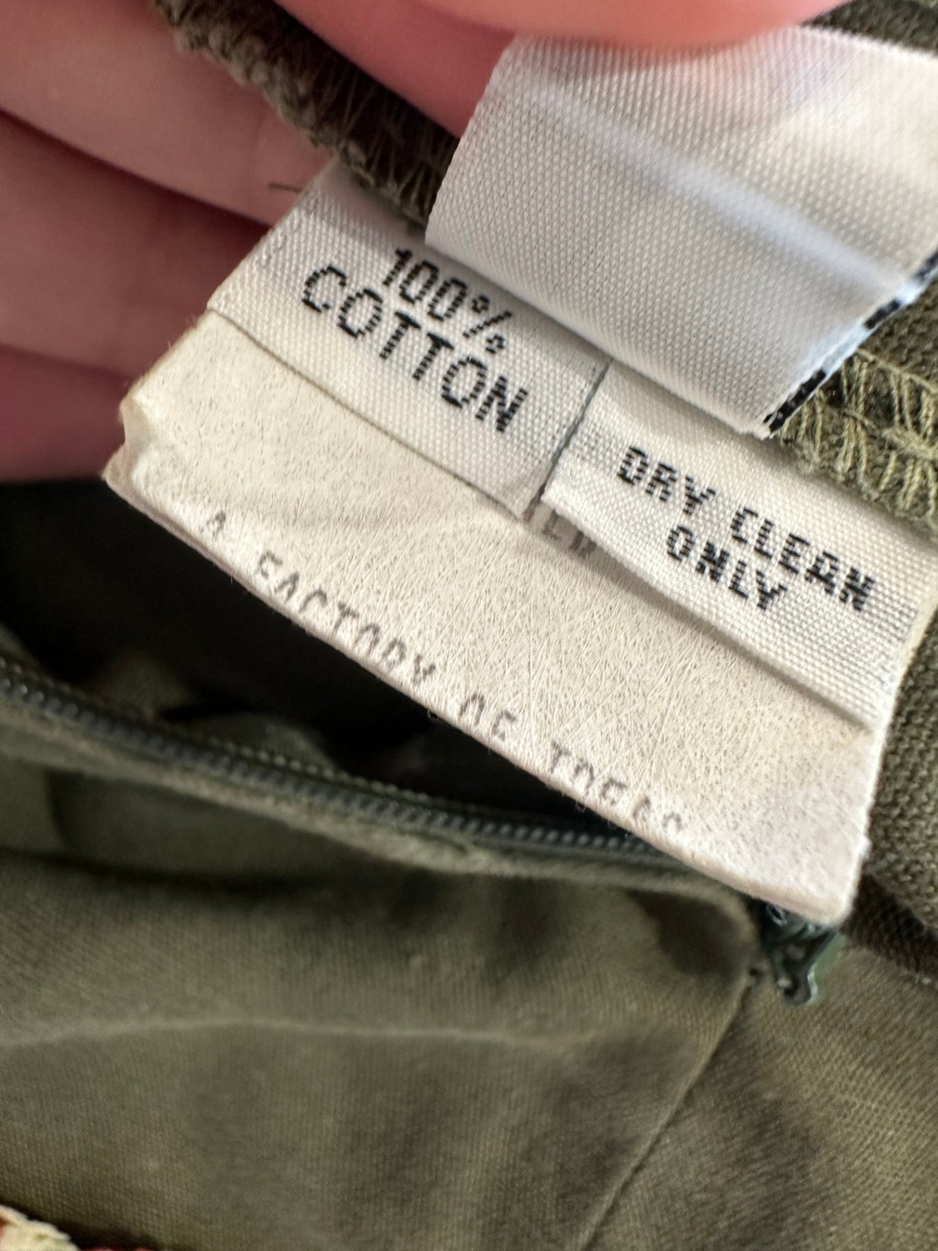 World - A-Line Skirt - Medium / Large - Olive Green