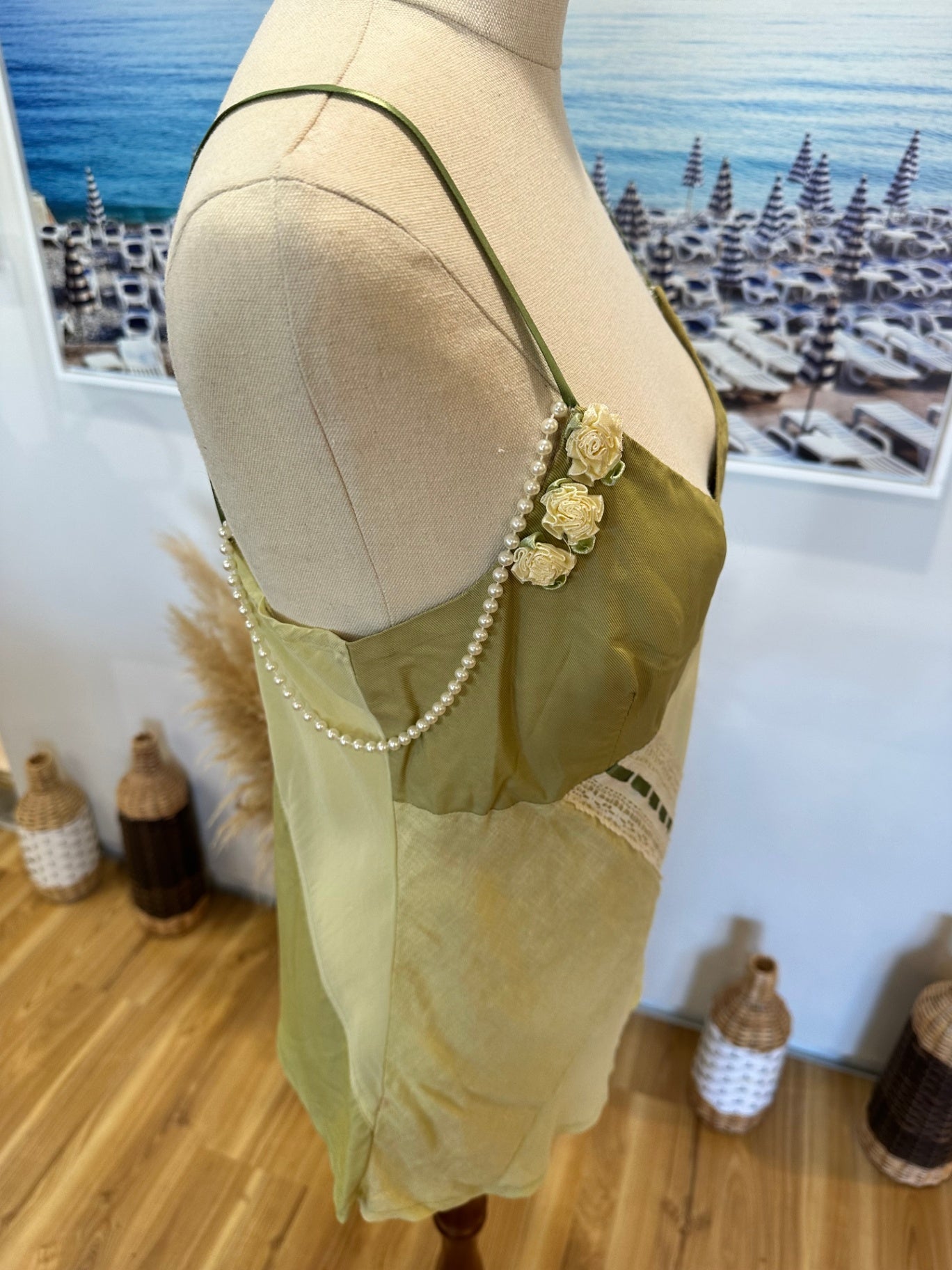 Annah Stretton - Camisole Top - Medium - Yellow