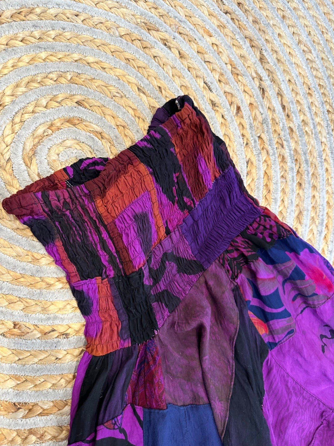 Funky Boho Pants - One Size - Purple, Red, Black