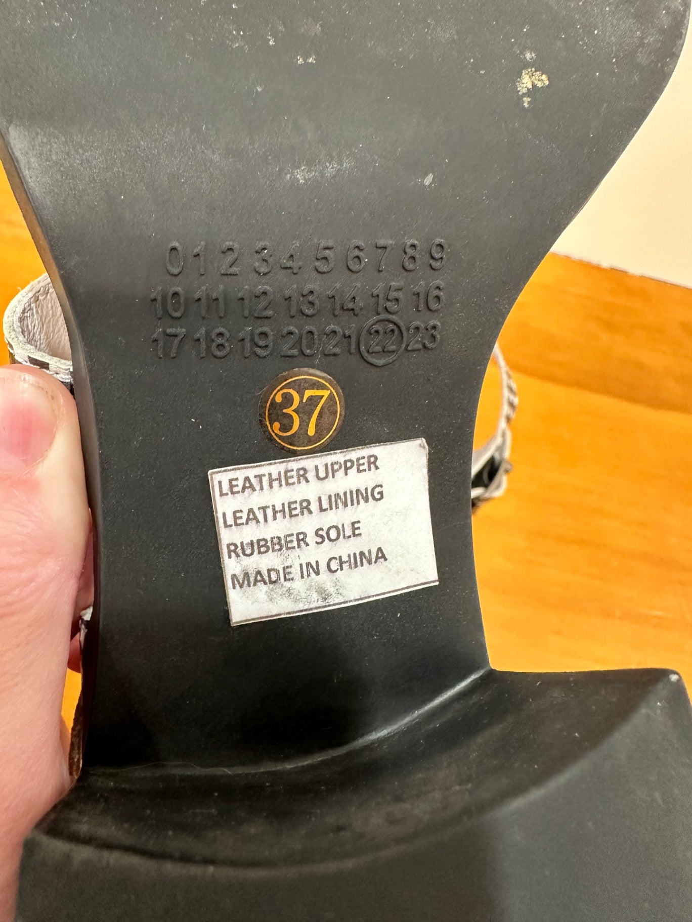 Minx - Mary Jane Sandals - Size EU 37 - Black and White Gingham - RRP $269