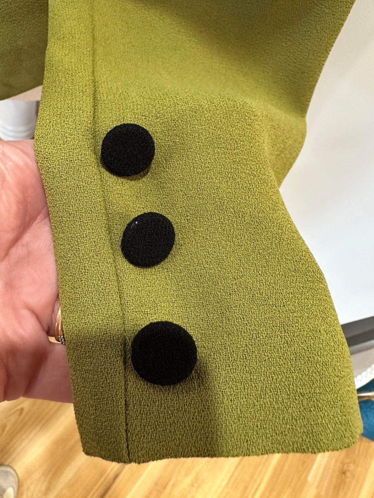 Vintage 90's / Y2K - Stax Blazer - Size 12 - Olive green