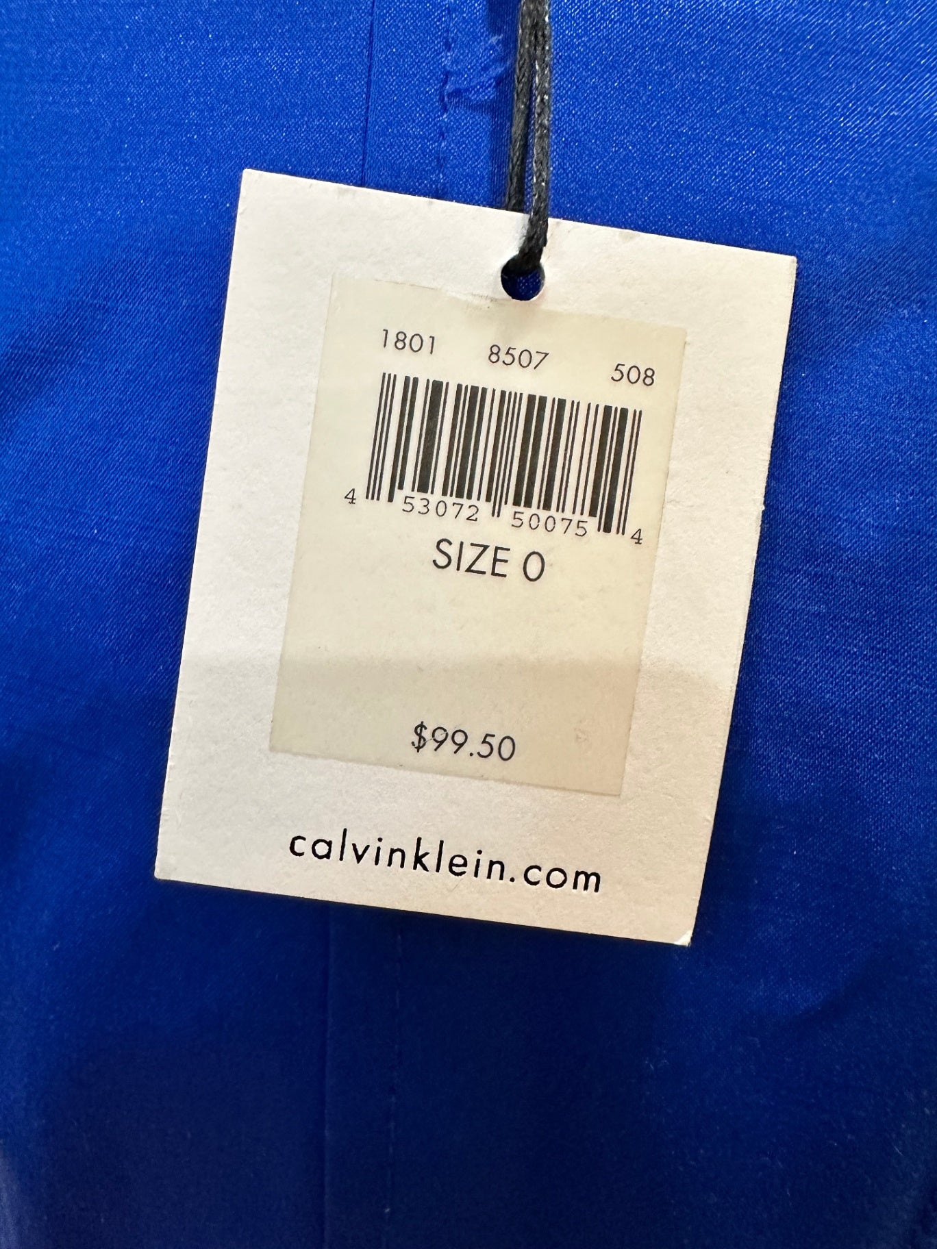 [NEW] Calvin Klein - Shift Dress - Extra Small - Blue