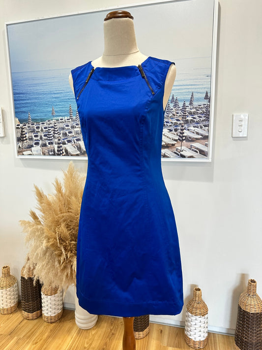 [NEW] Calvin Klein - Shift Dress - Extra Small - Blue