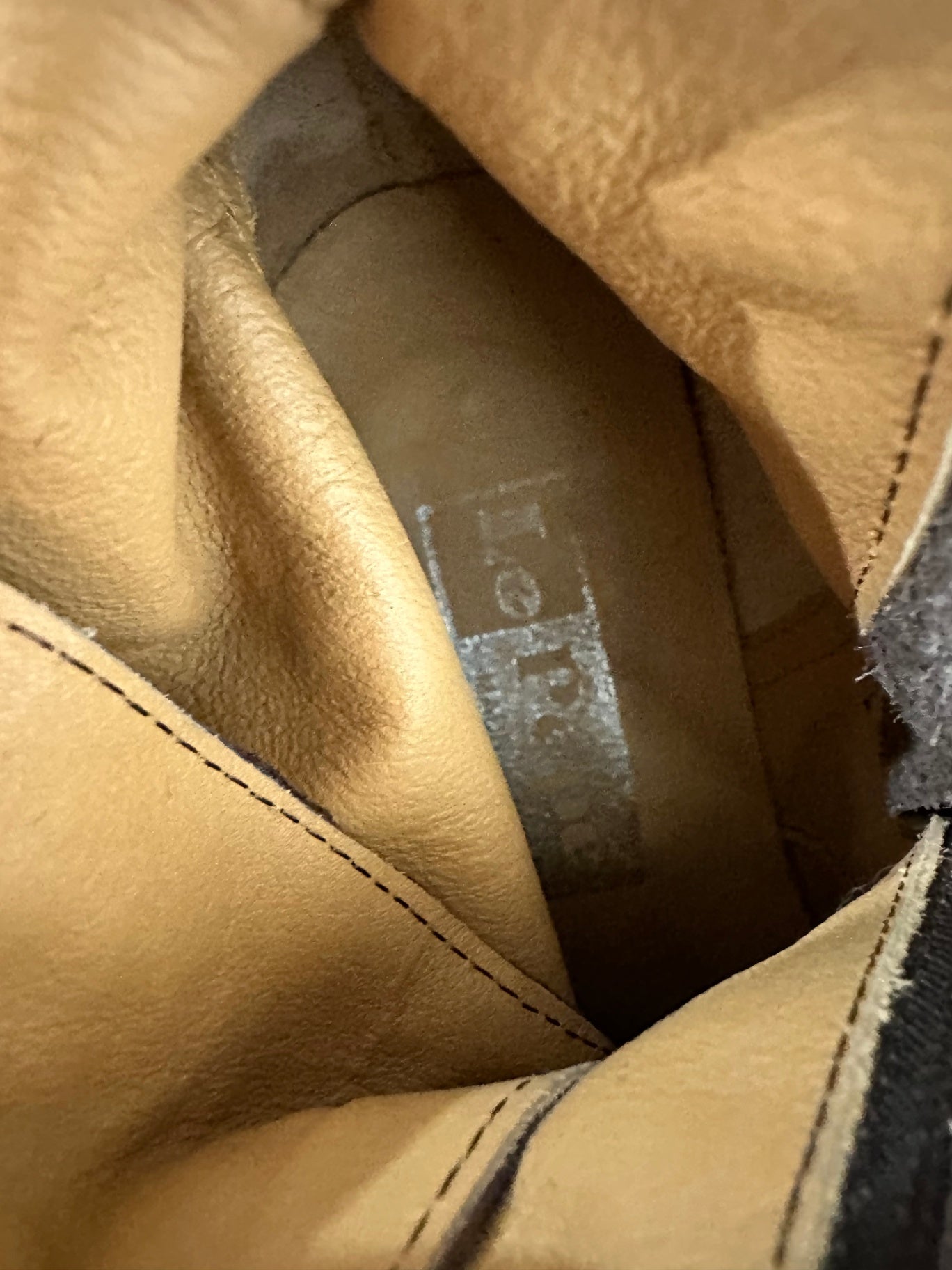 Vero Cuoio - Made in Italy - Knee High Boots - Size 39 - Brown Suede